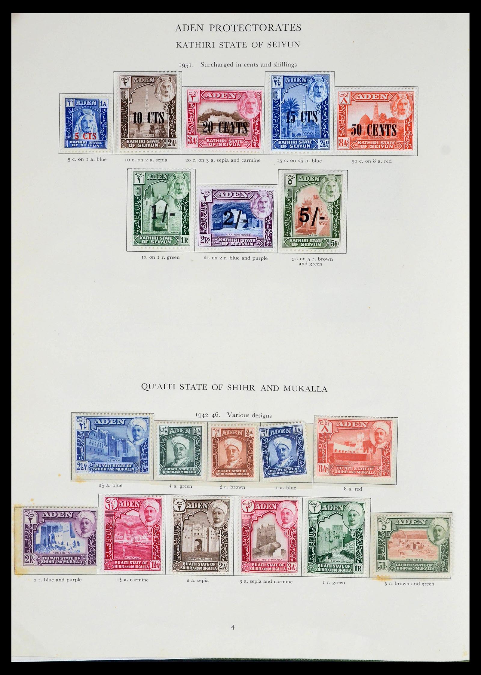 39424 0004 - Postzegelverzameling 39424 Engelse koloniën 1937-1952.