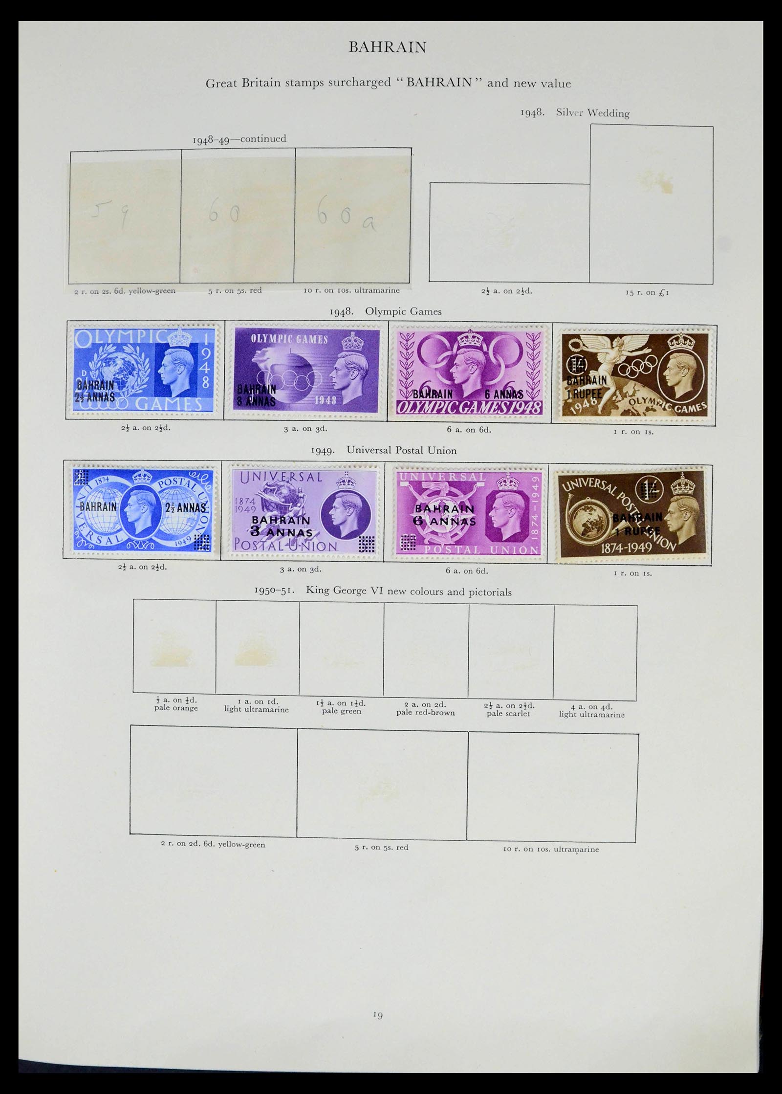 39424 0020 - Postzegelverzameling 39424 Engelse koloniën 1937-1952.