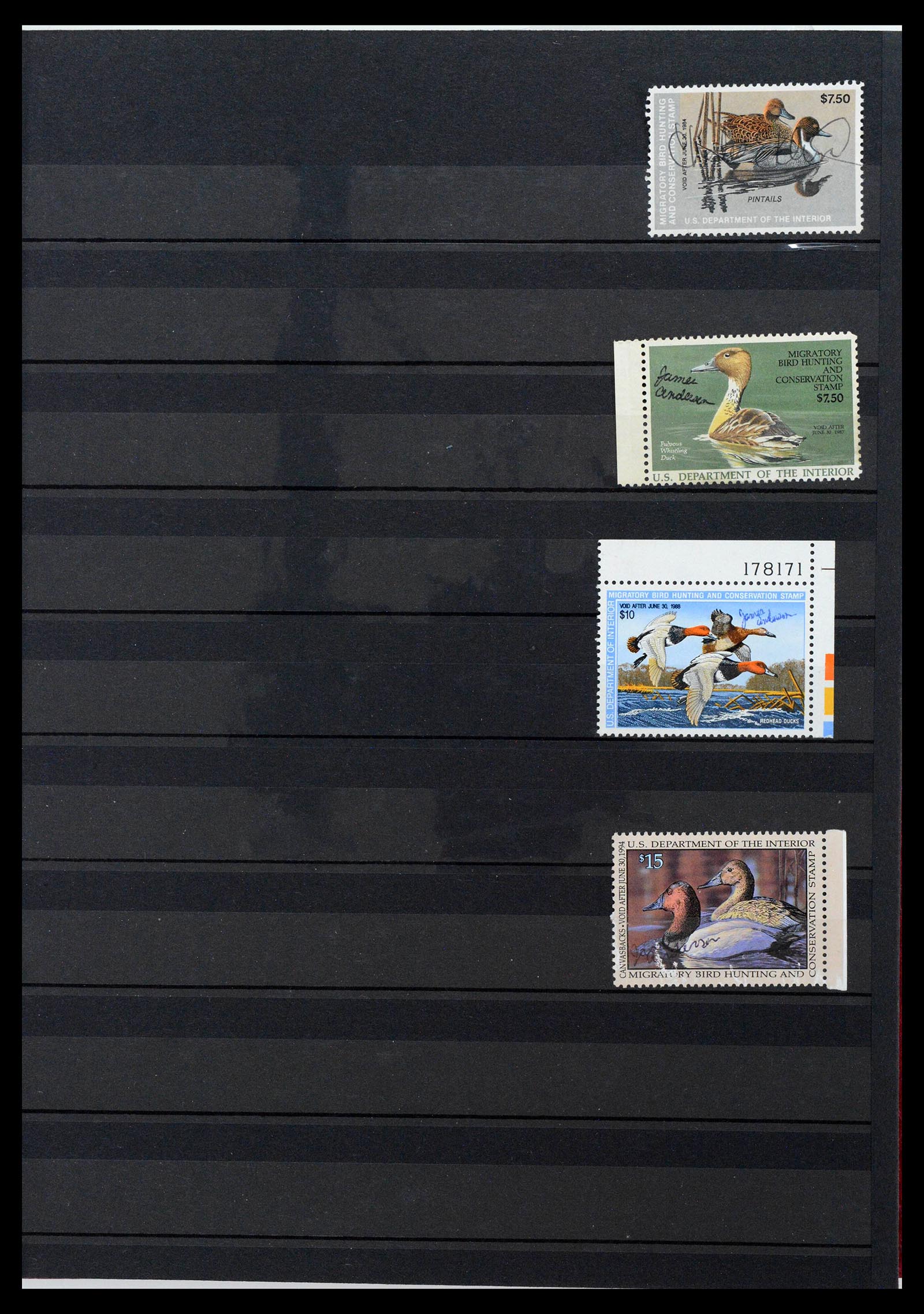 39426 0011 - Postzegelverzameling 39426 USA duckstamps 1934-2007.