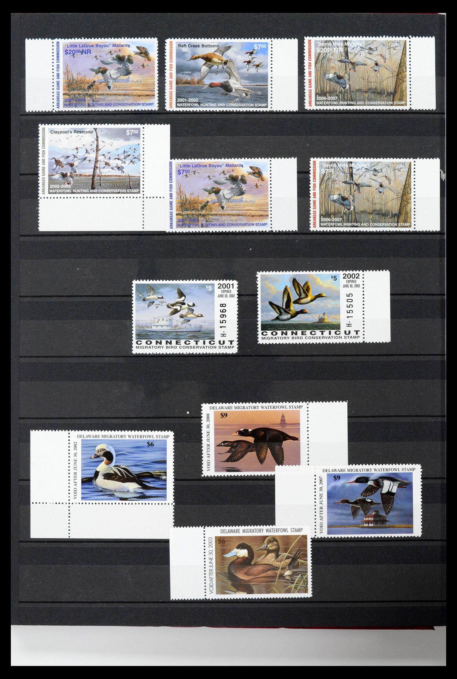 39426 0014 - Stamp collection 39426 USA duckstamps 1934-2007.