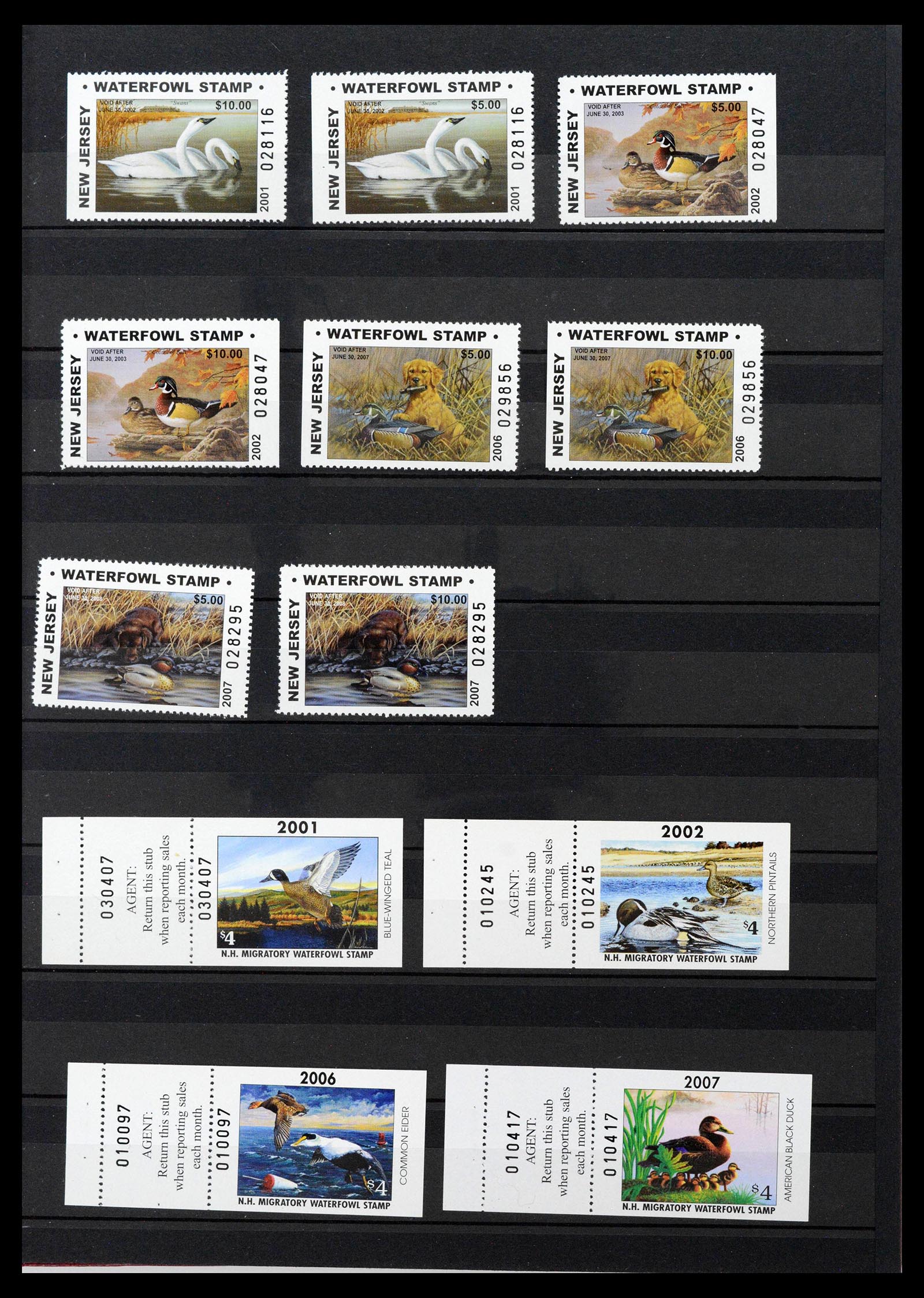 39426 0015 - Stamp collection 39426 USA duckstamps 1934-2007.