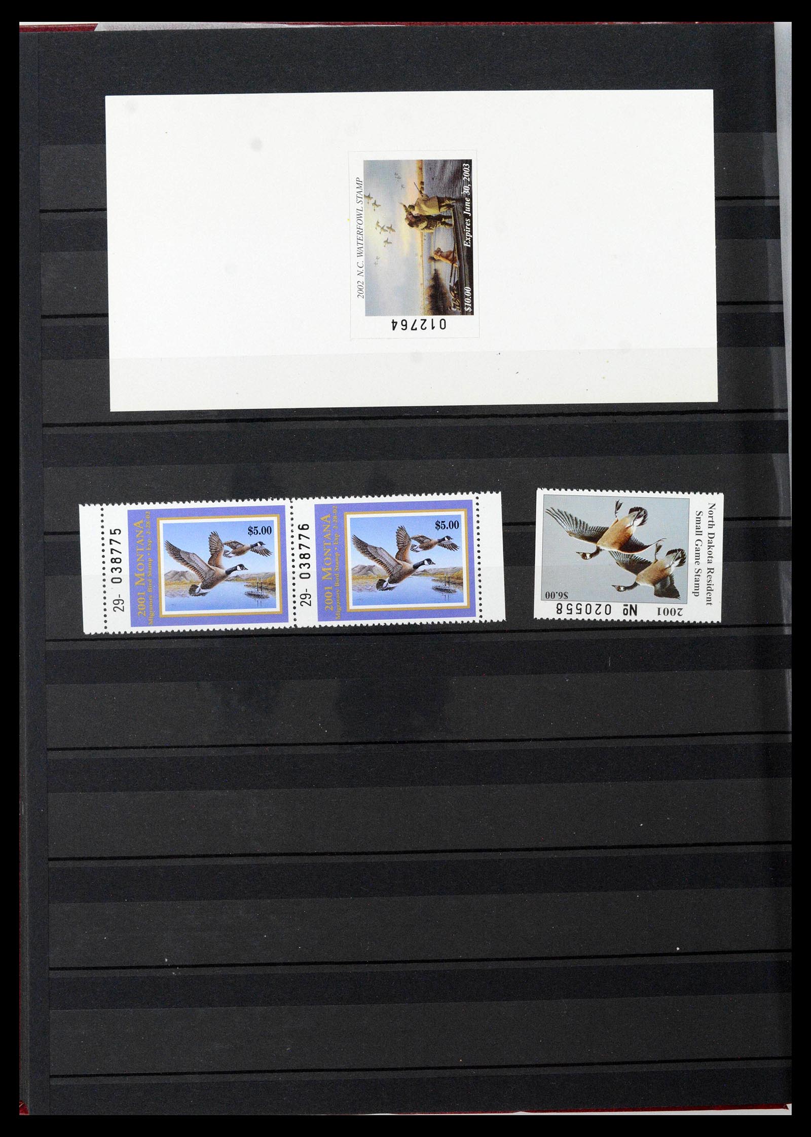 39426 0018 - Stamp collection 39426 USA duckstamps 1934-2007.