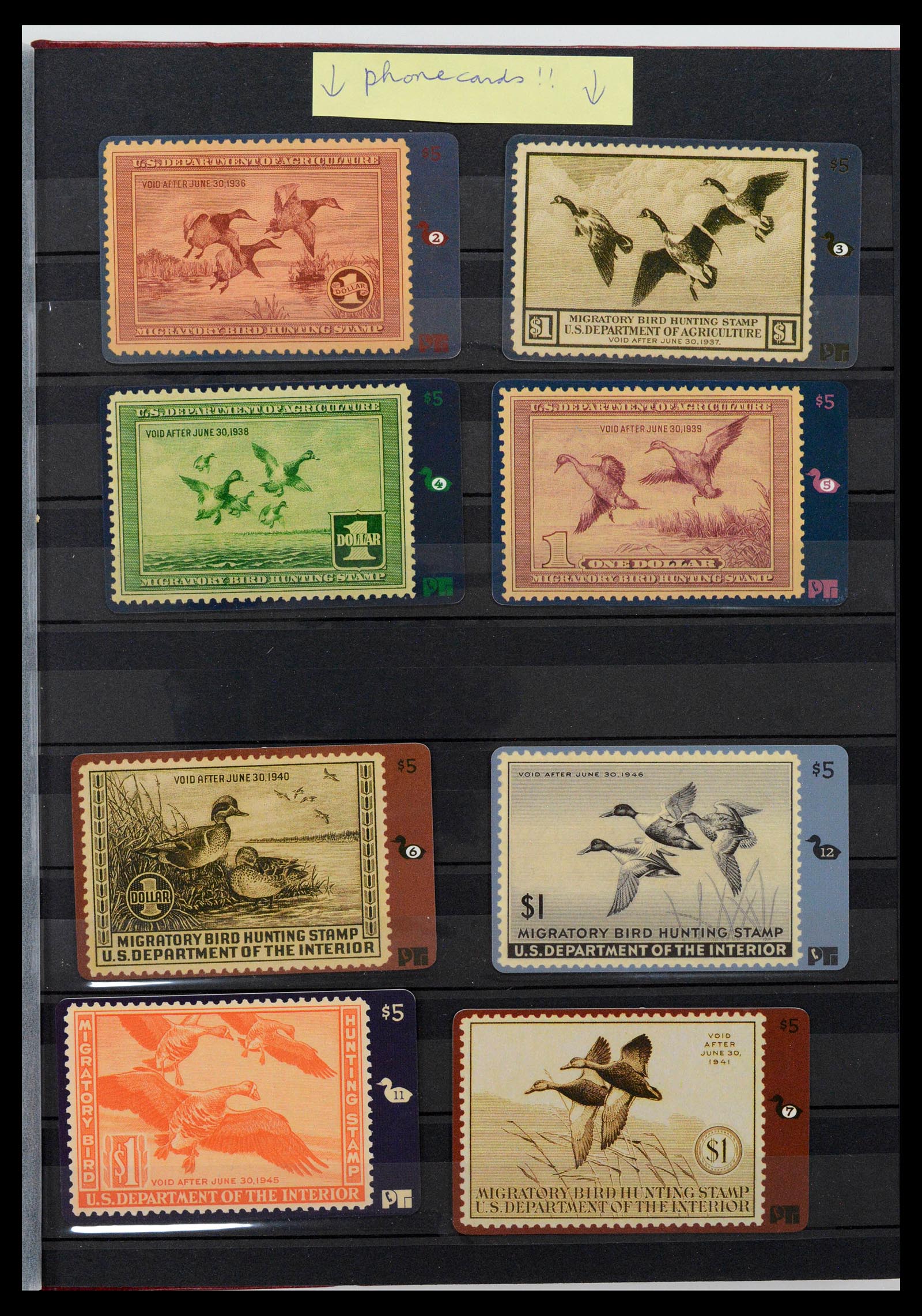 39426 0019 - Stamp collection 39426 USA duckstamps 1934-2007.
