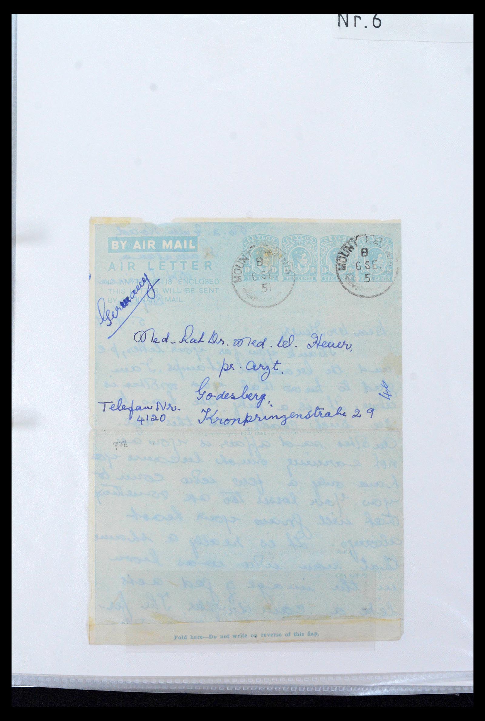 39427 0056 - Stamp collection 39427 Ceylon postal stationeries 1886-1969.