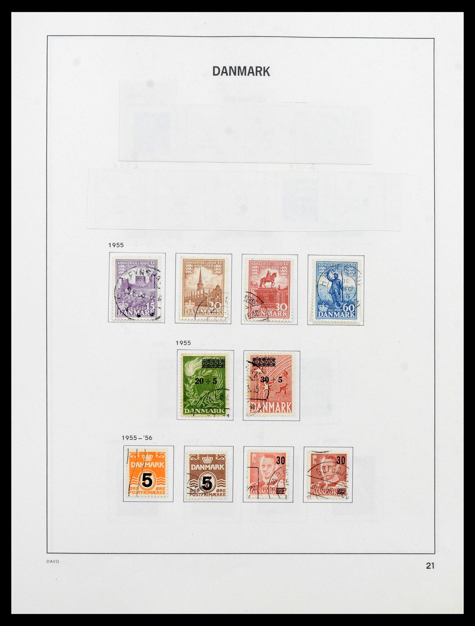 39428 0023 - Postzegelverzameling 39428 Denemarken 1851-2019.