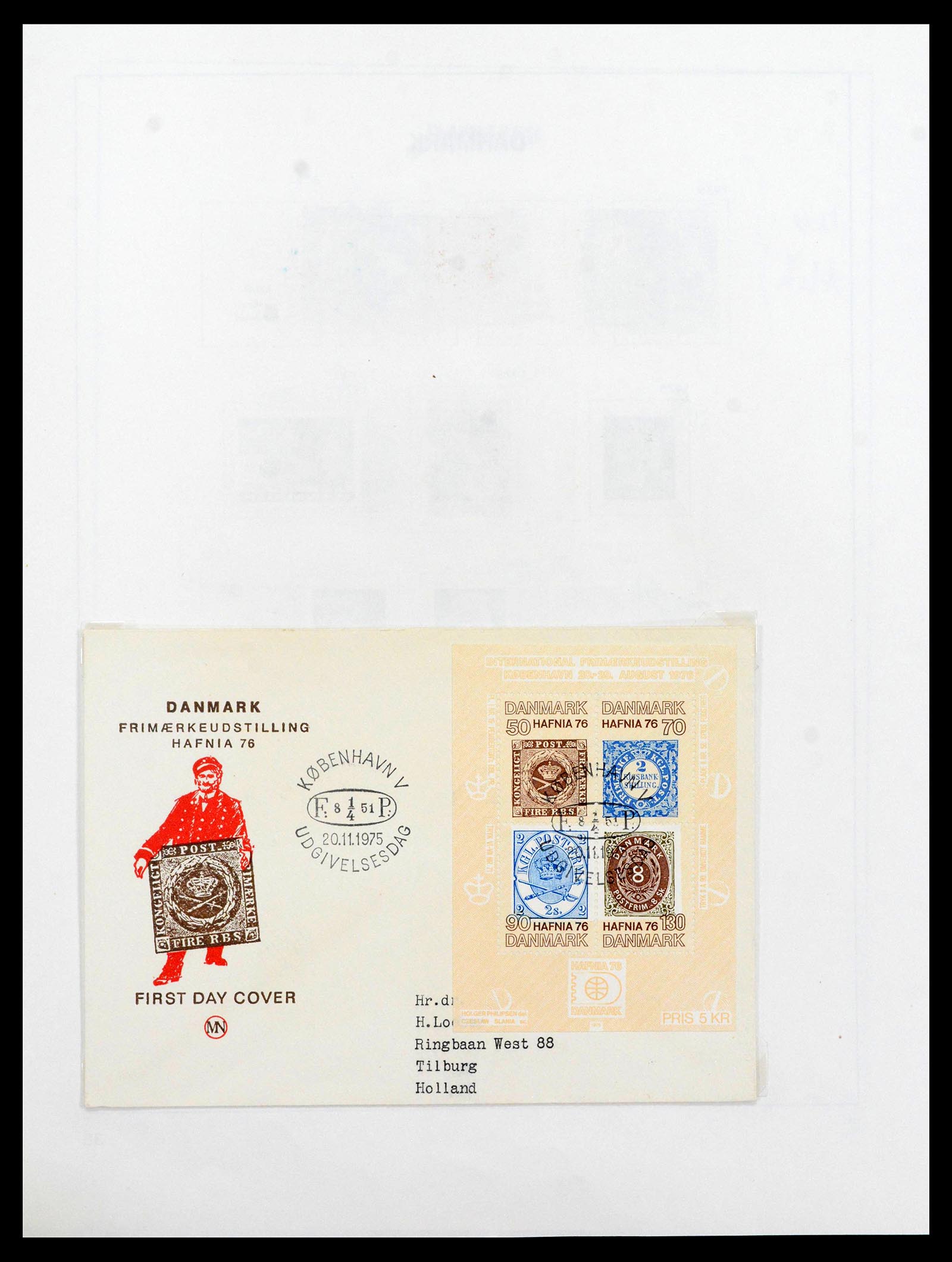 39428 0040 - Postzegelverzameling 39428 Denemarken 1851-2019.