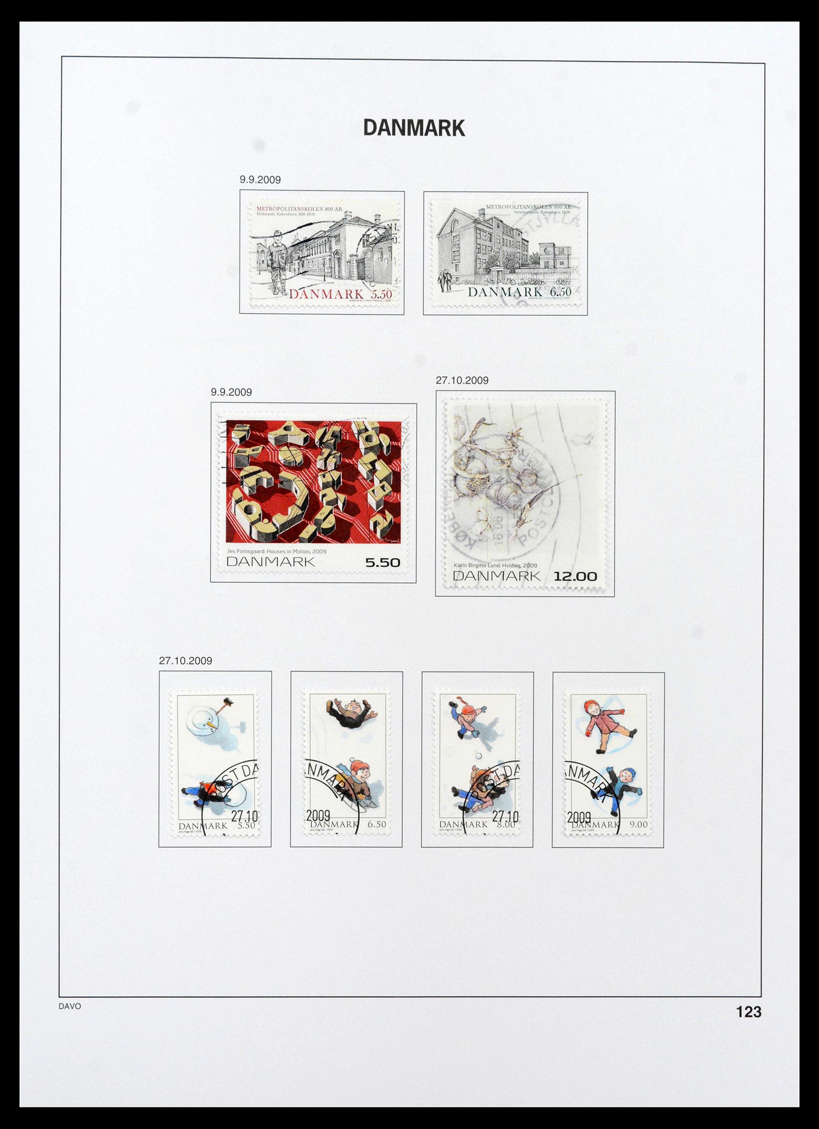 39428 0161 - Postzegelverzameling 39428 Denemarken 1851-2019.