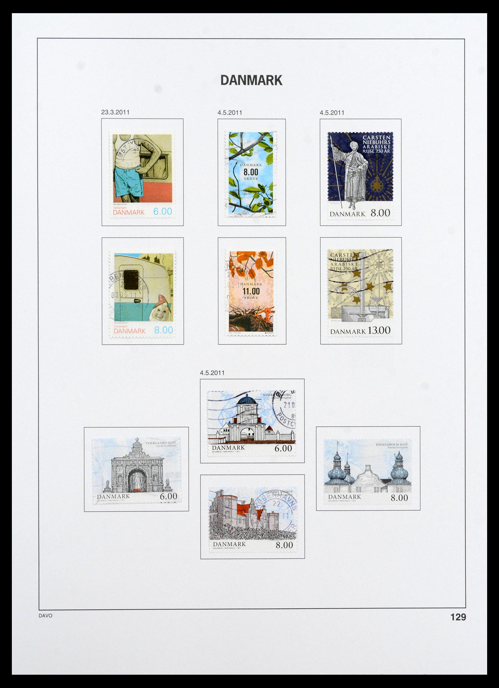 39428 0171 - Postzegelverzameling 39428 Denemarken 1851-2019.
