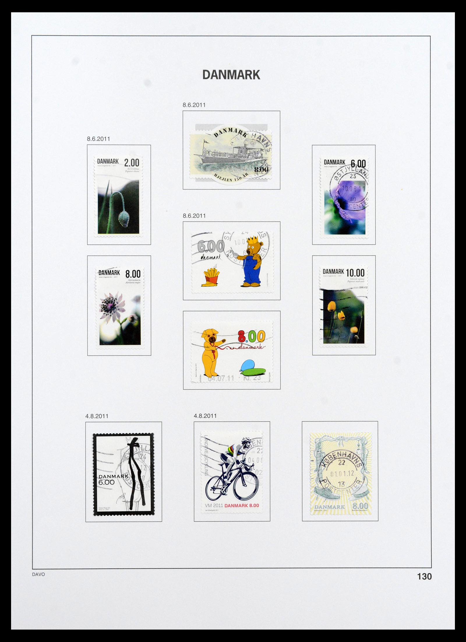 39428 0172 - Postzegelverzameling 39428 Denemarken 1851-2019.