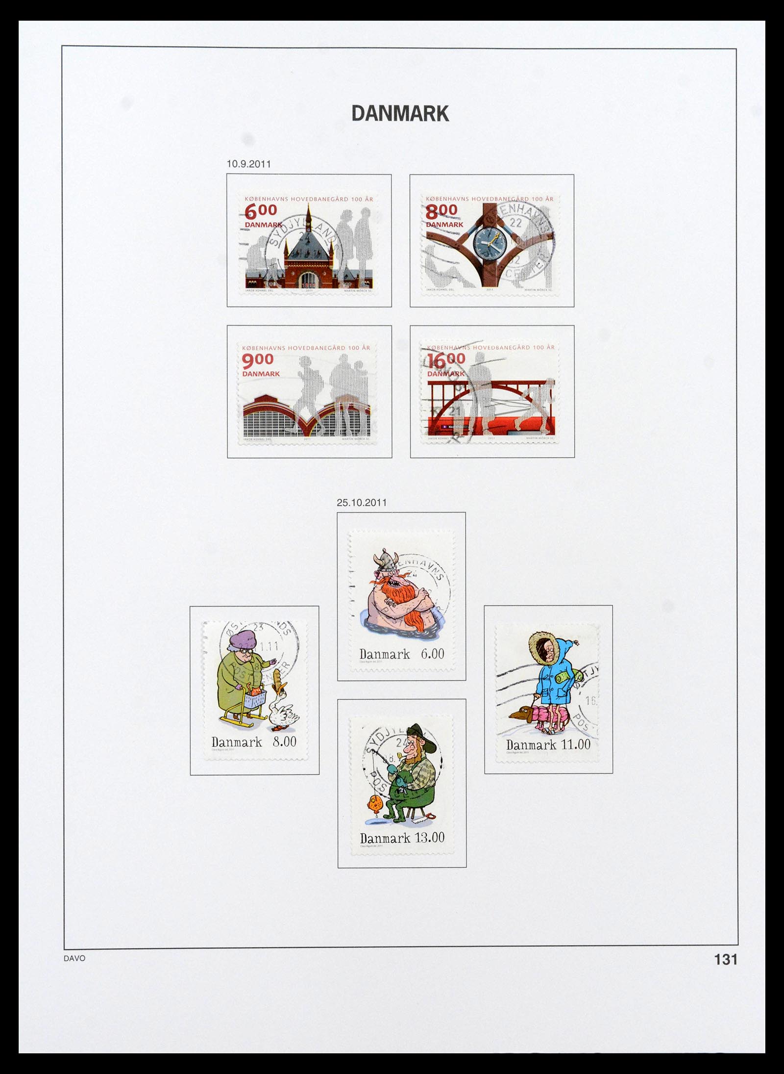 39428 0173 - Postzegelverzameling 39428 Denemarken 1851-2019.