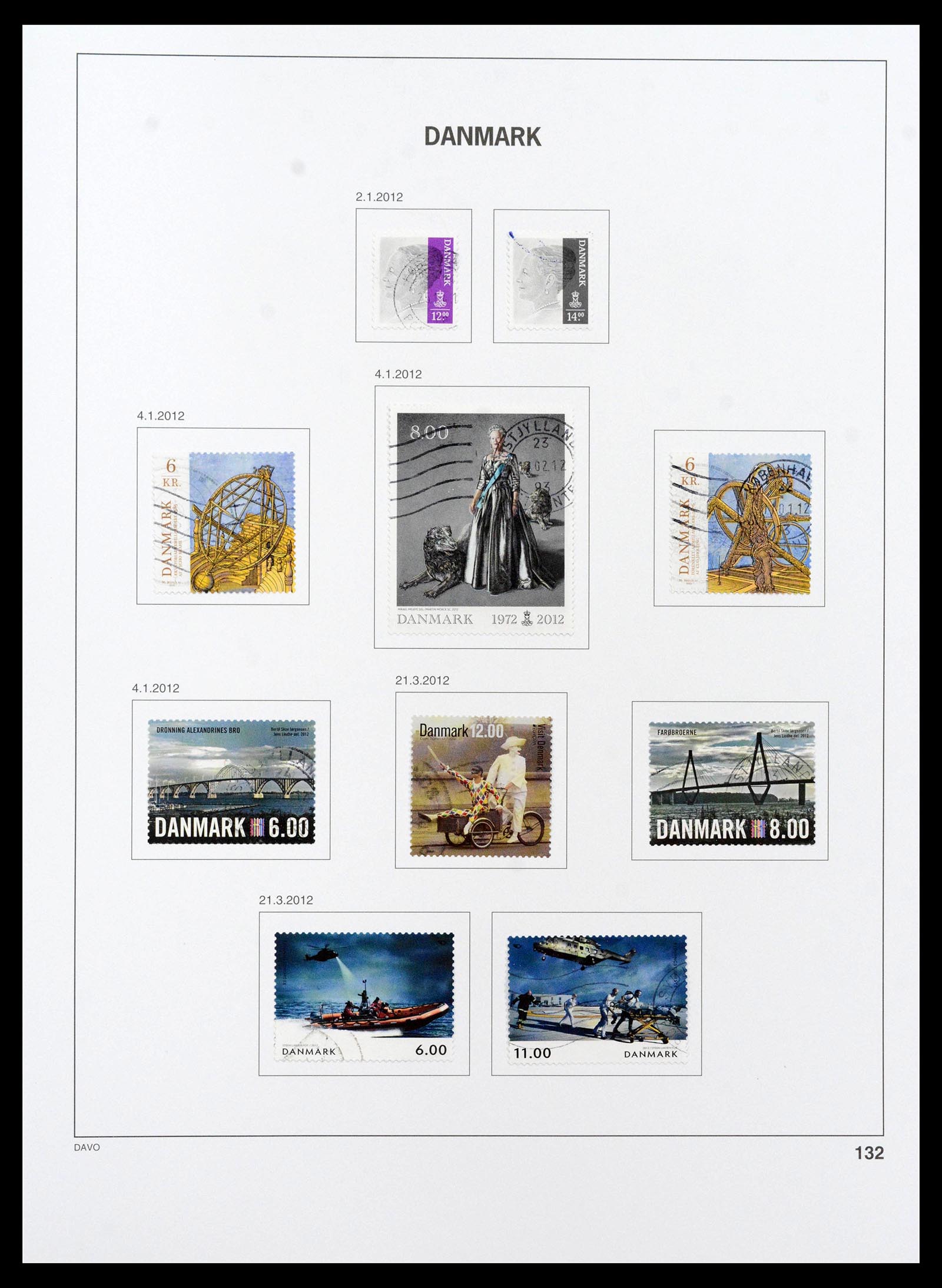 39428 0177 - Postzegelverzameling 39428 Denemarken 1851-2019.