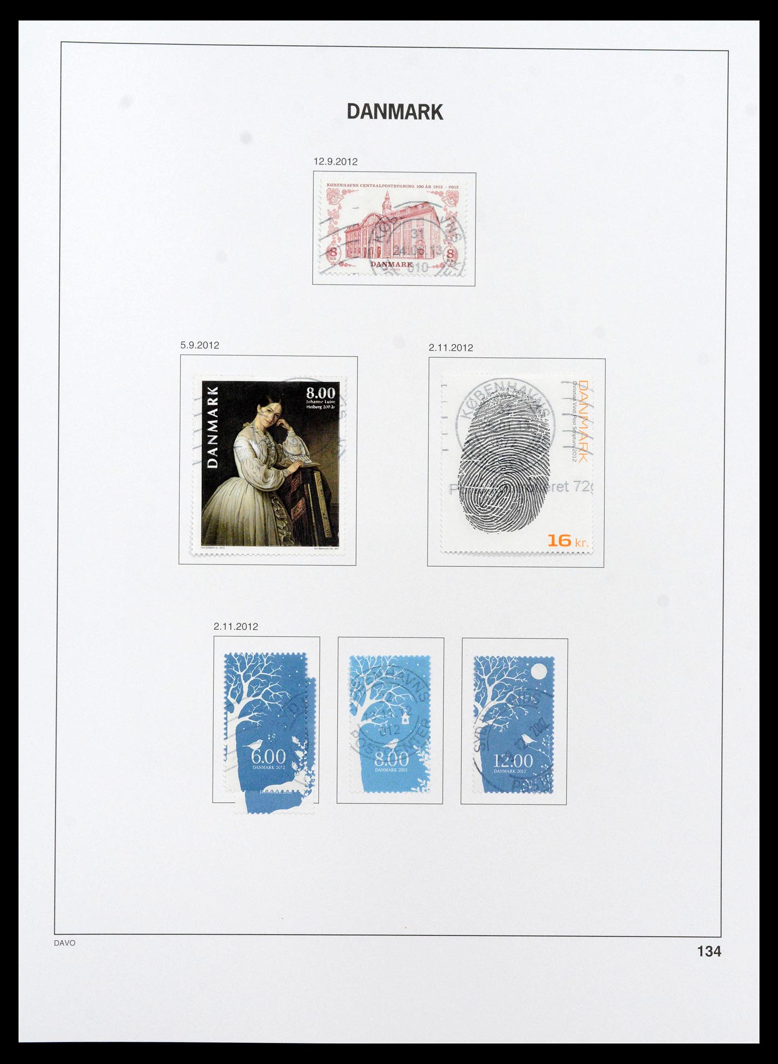 39428 0179 - Postzegelverzameling 39428 Denemarken 1851-2019.