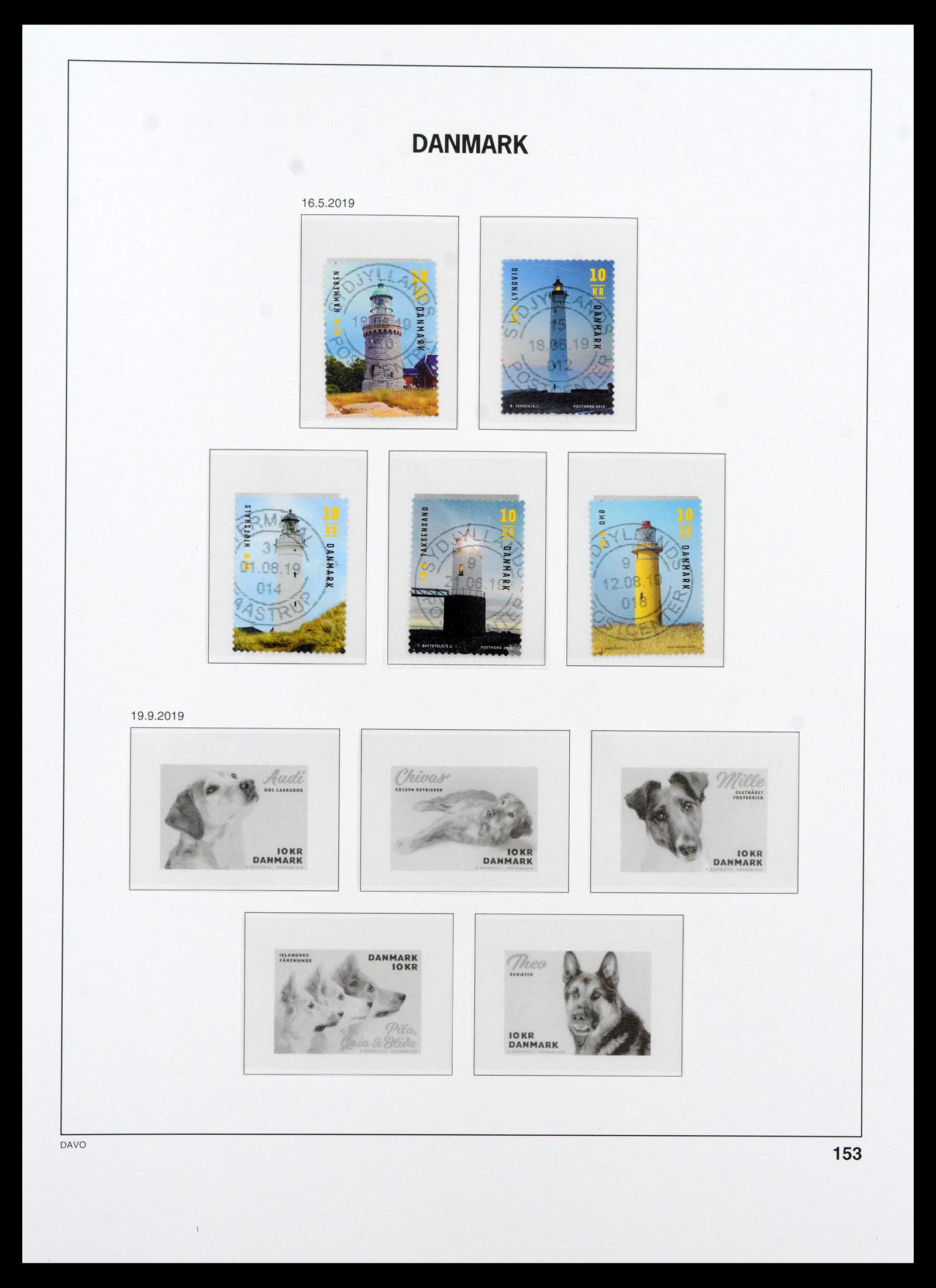 39428 0212 - Postzegelverzameling 39428 Denemarken 1851-2019.