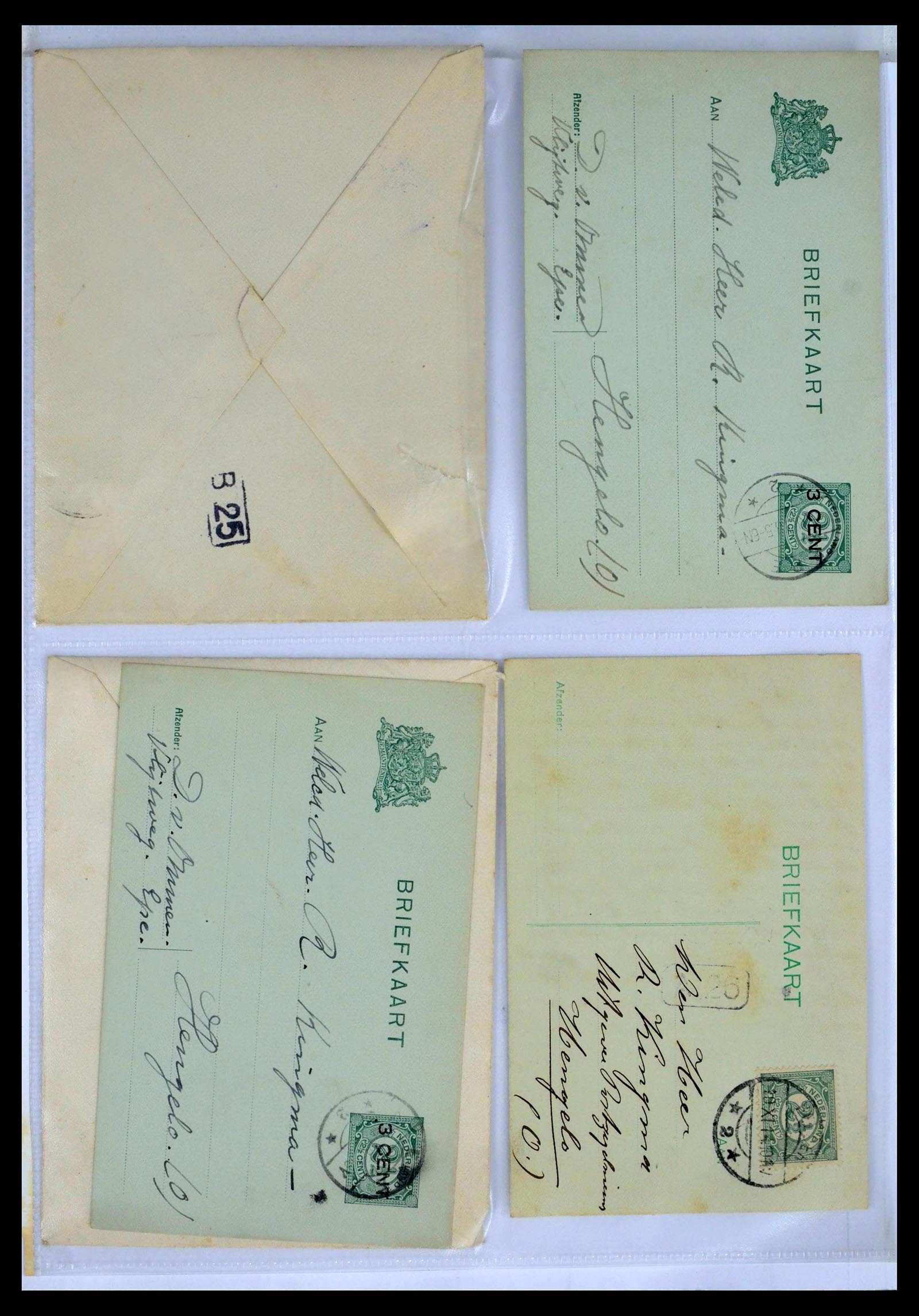 39429 0035 - Postzegelverzameling 39429 Nederland brieven 1821-1955.