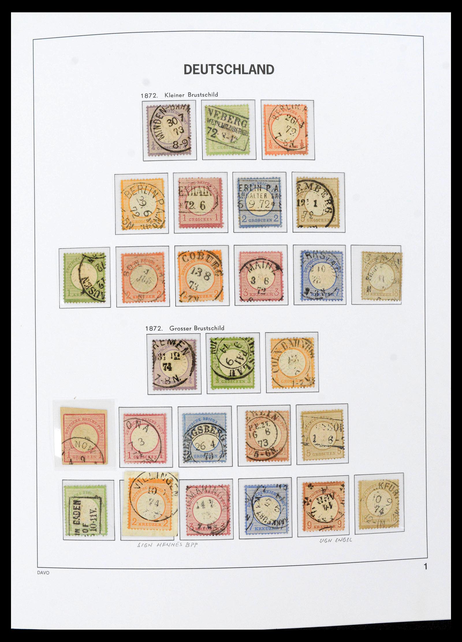39430 0002 - Stamp collection 39430 German Reich 1872-1945.