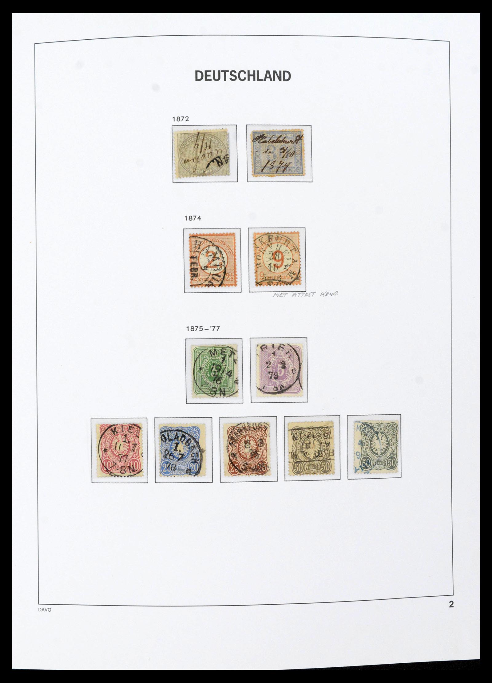 39430 0003 - Stamp collection 39430 German Reich 1872-1945.