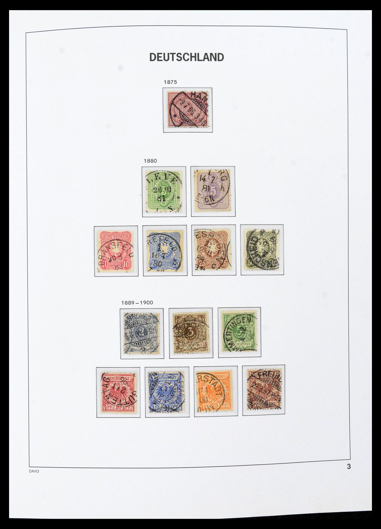 39430 0004 - Stamp collection 39430 German Reich 1872-1945.