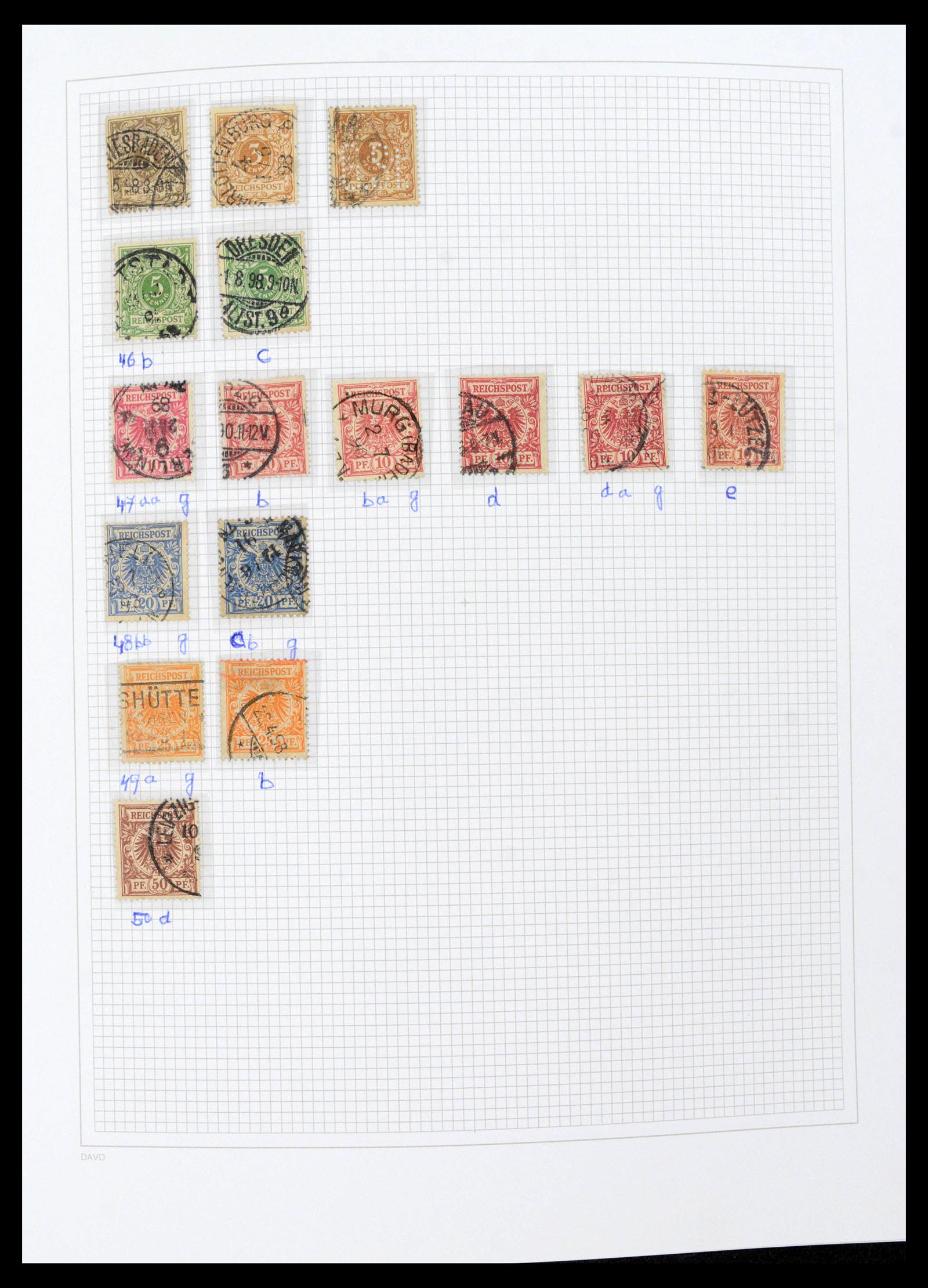 39430 0005 - Stamp collection 39430 German Reich 1872-1945.