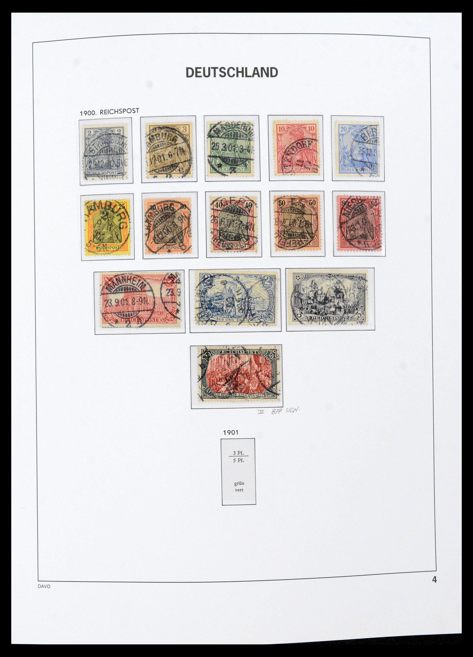 39430 0006 - Postzegelverzameling 39430 Duitse Rijk 1872-1945.