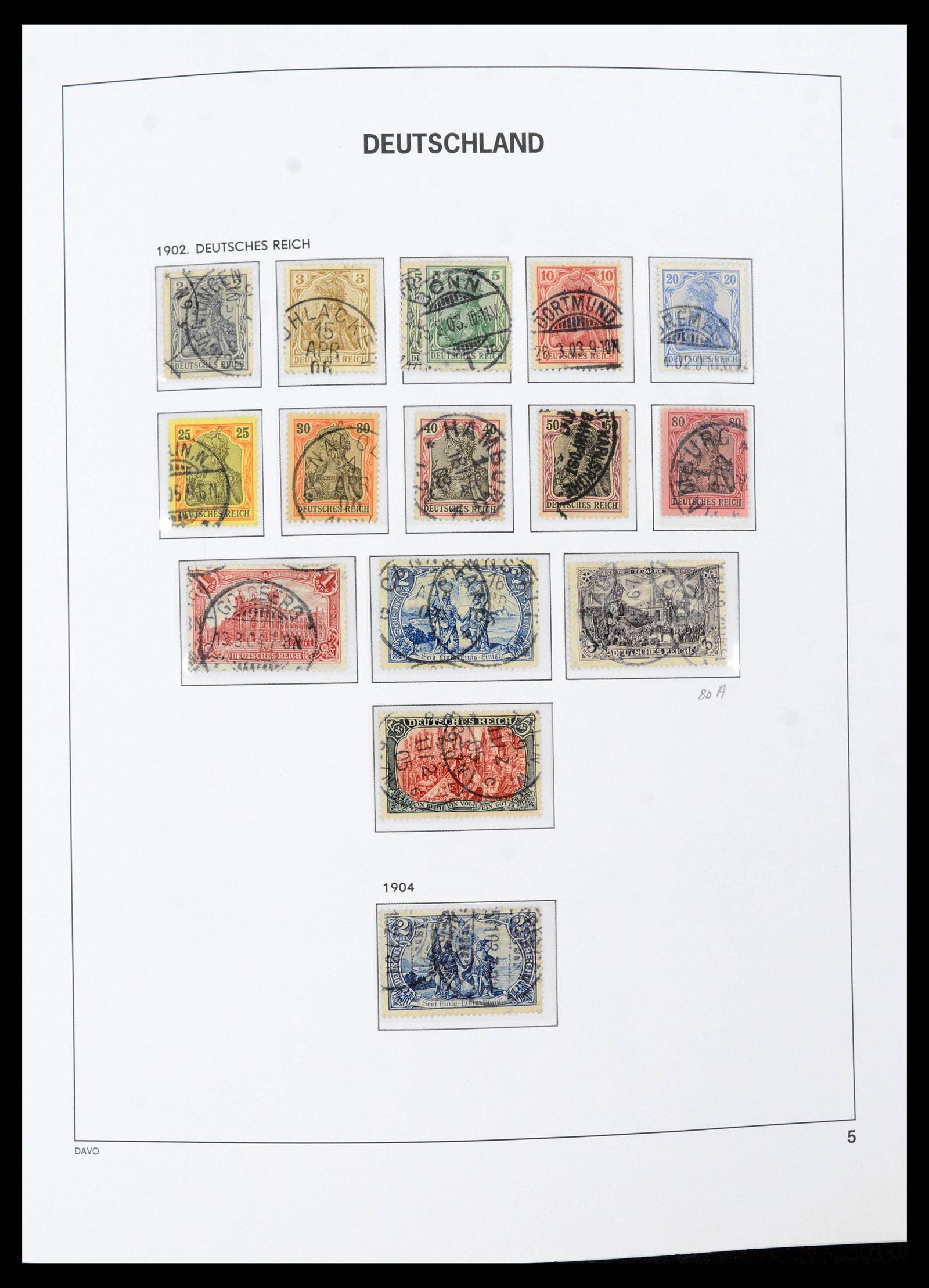 39430 0007 - Stamp collection 39430 German Reich 1872-1945.
