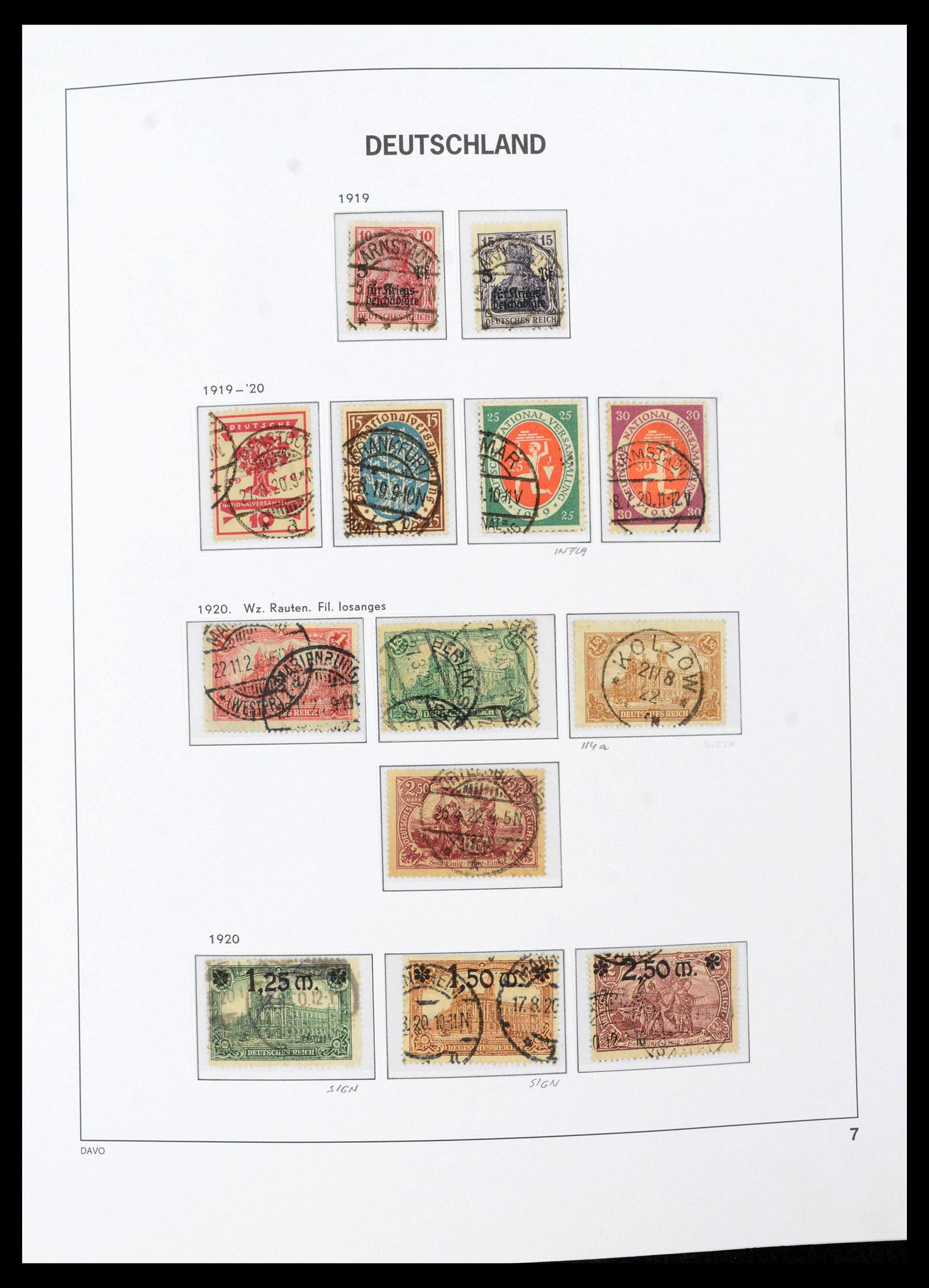 39430 0012 - Stamp collection 39430 German Reich 1872-1945.