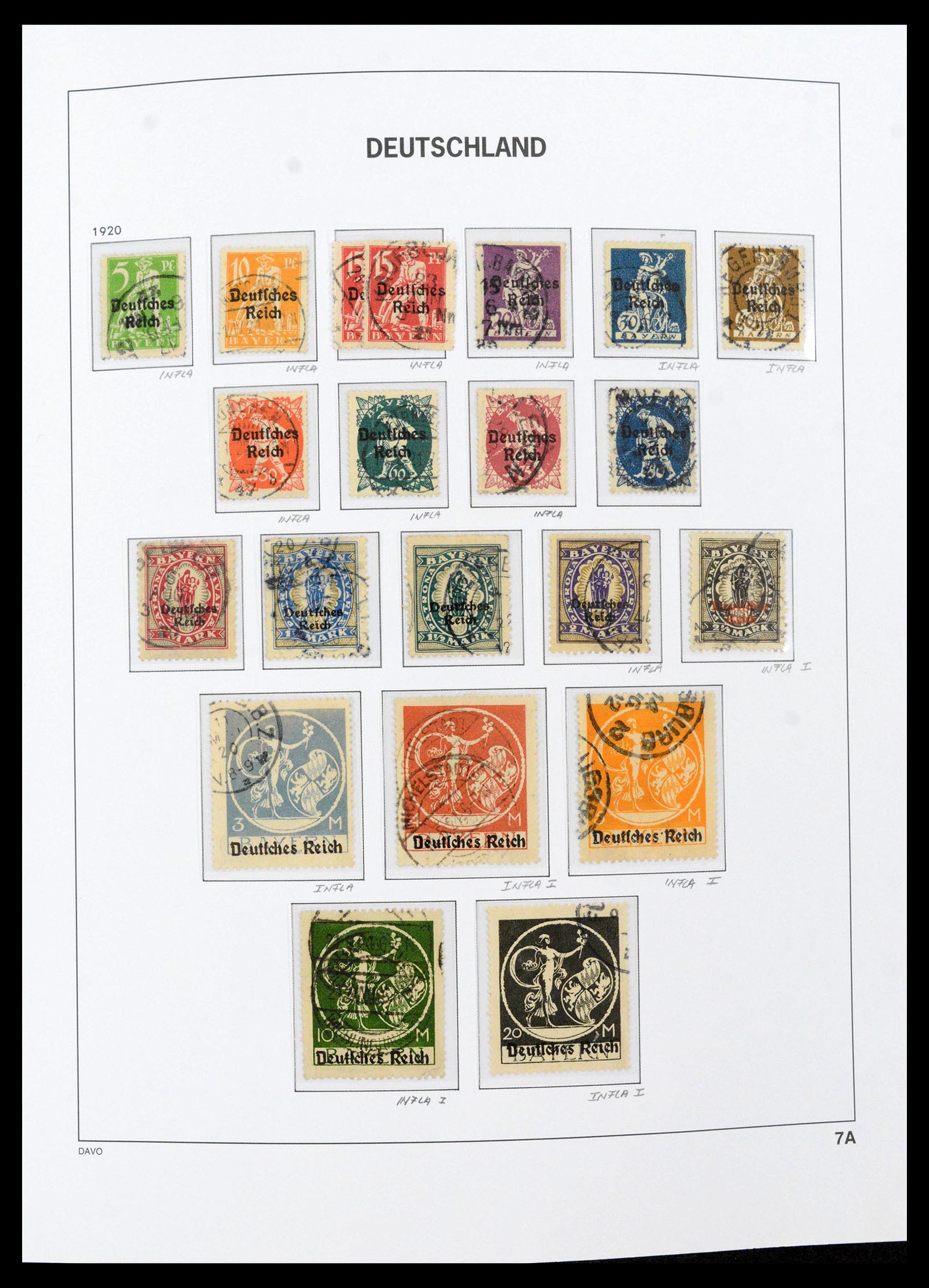 39430 0013 - Stamp collection 39430 German Reich 1872-1945.