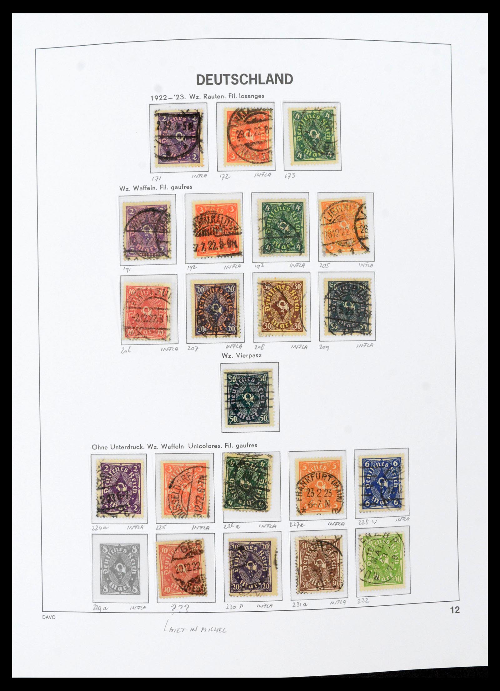 39430 0018 - Stamp collection 39430 German Reich 1872-1945.
