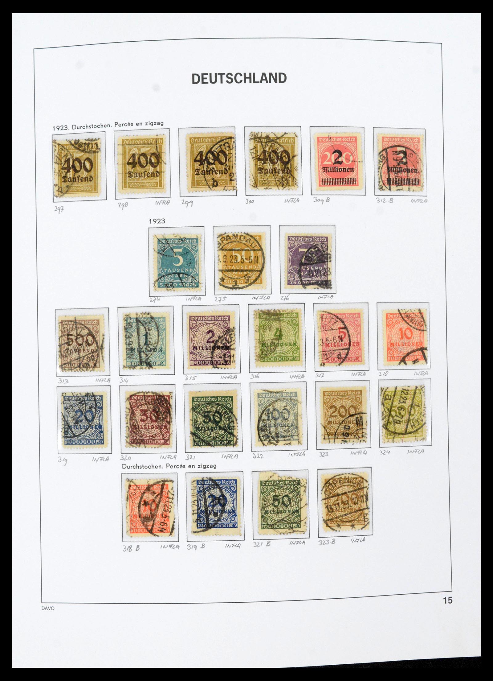 39430 0021 - Stamp collection 39430 German Reich 1872-1945.