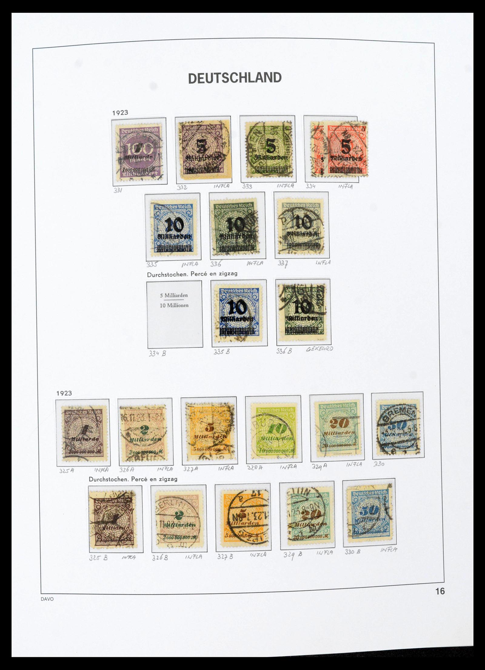 39430 0022 - Stamp collection 39430 German Reich 1872-1945.