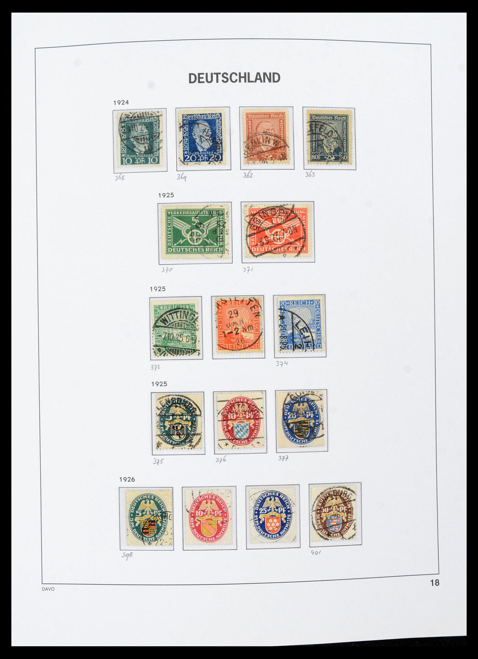 39430 0024 - Stamp collection 39430 German Reich 1872-1945.