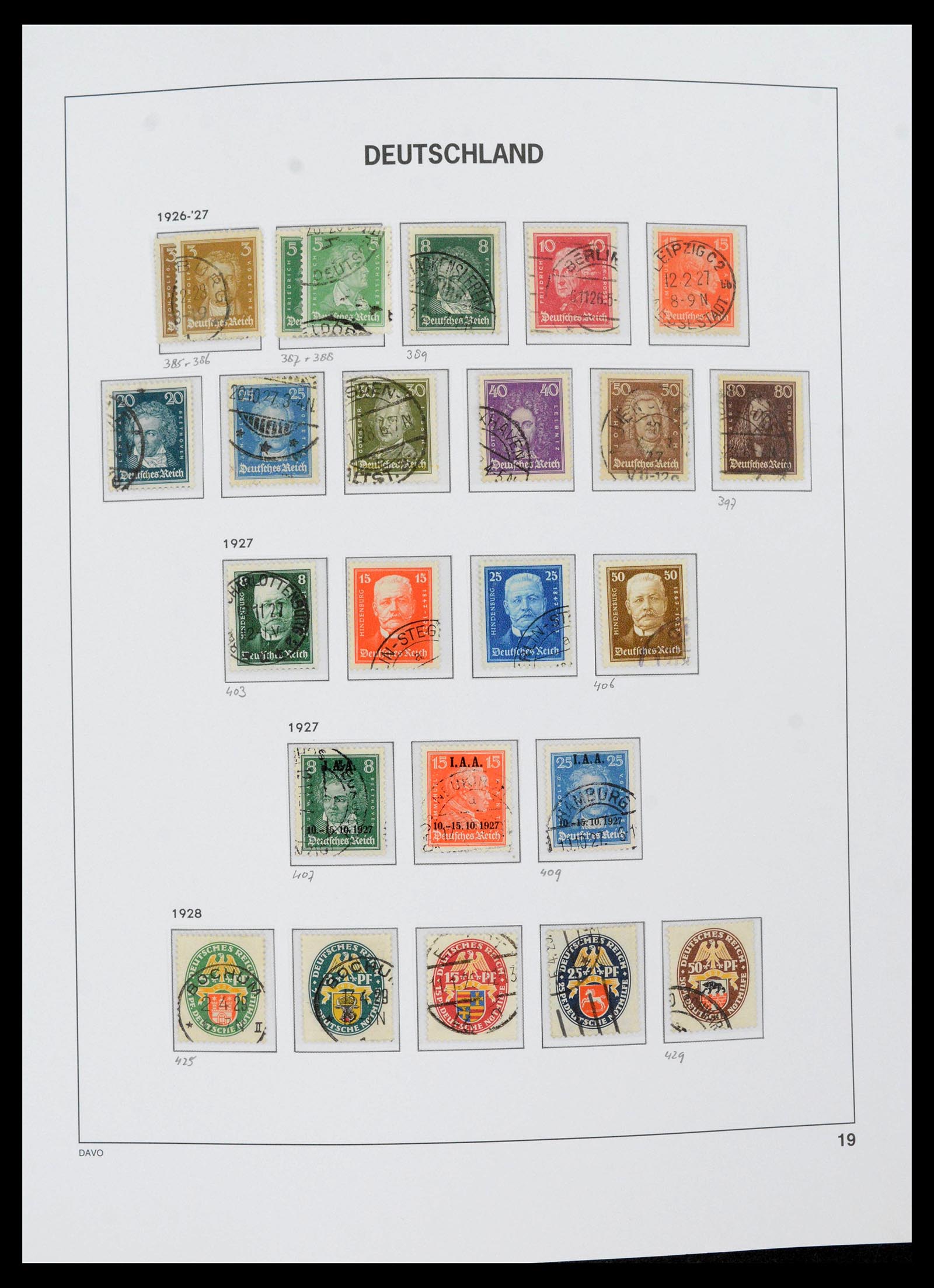 39430 0025 - Stamp collection 39430 German Reich 1872-1945.