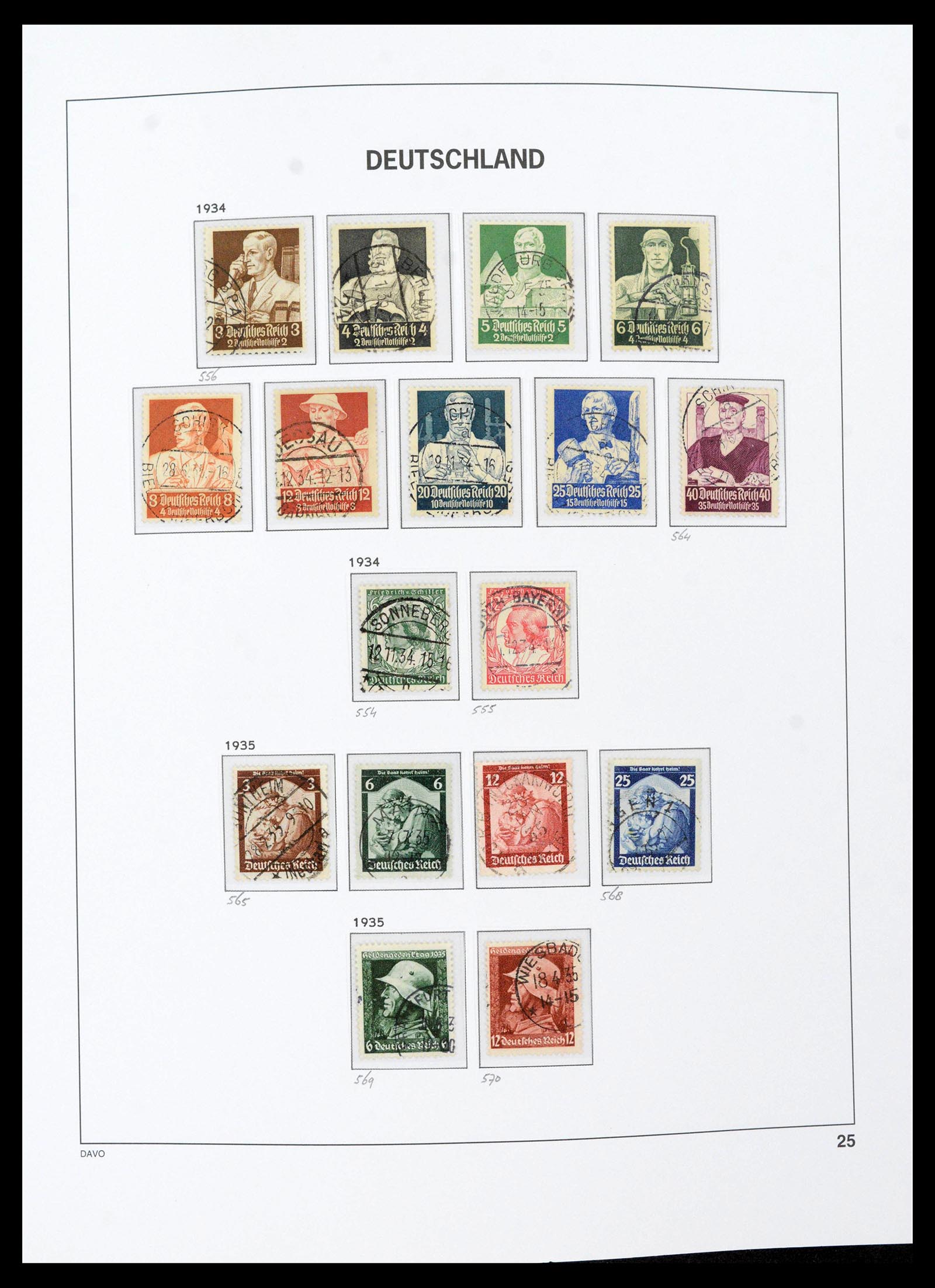 39430 0031 - Postzegelverzameling 39430 Duitse Rijk 1872-1945.