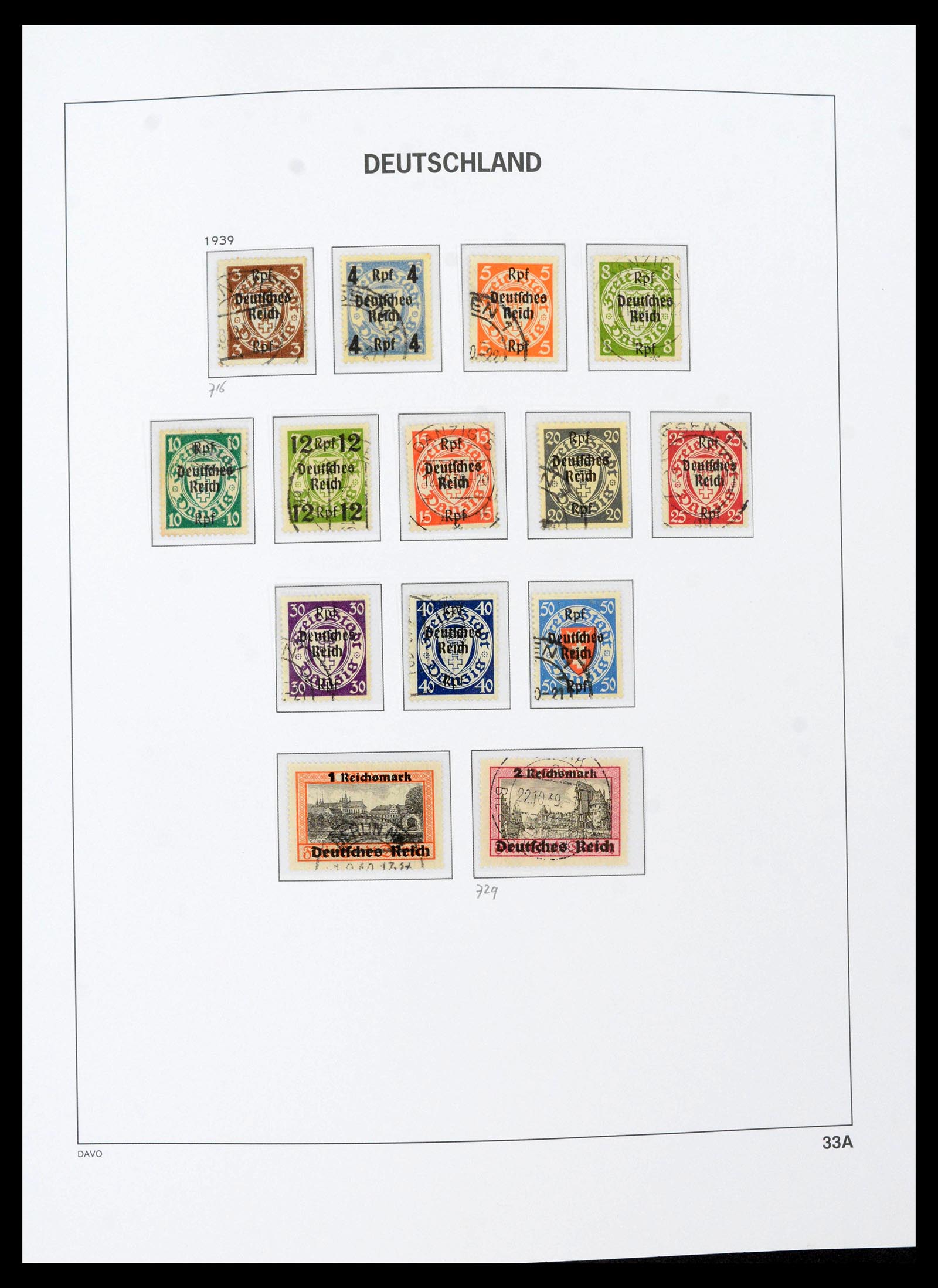 39430 0040 - Postzegelverzameling 39430 Duitse Rijk 1872-1945.