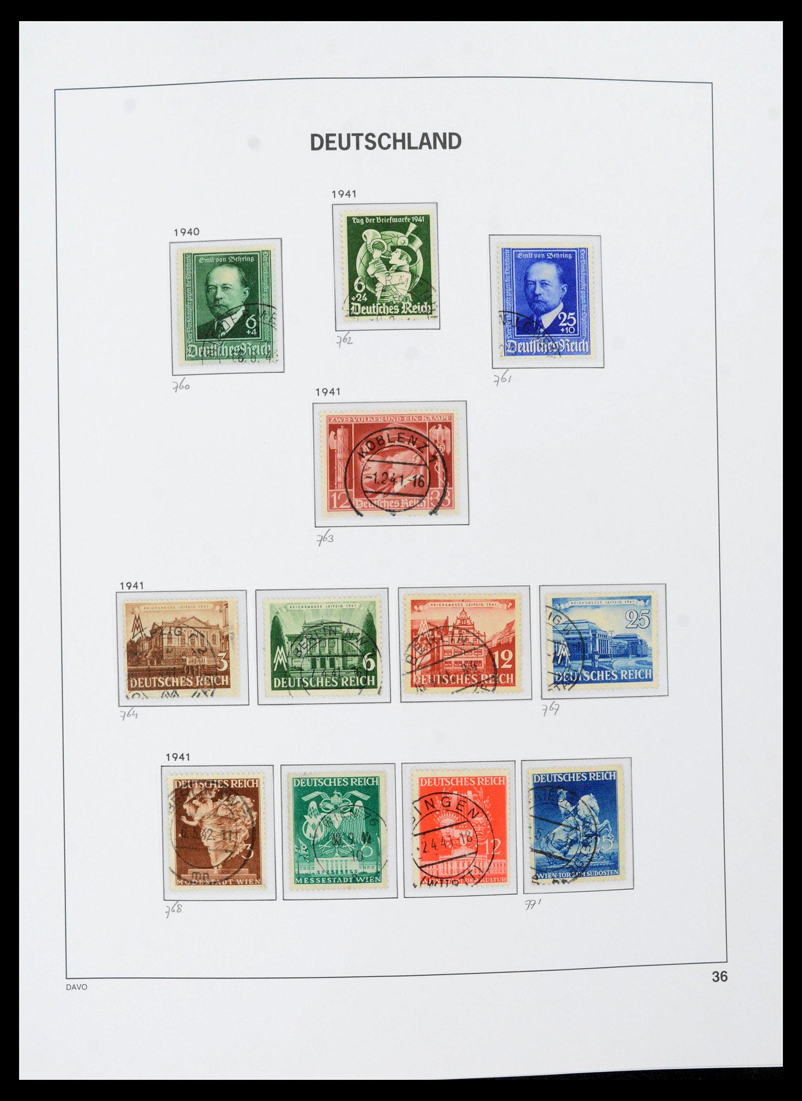 39430 0043 - Stamp collection 39430 German Reich 1872-1945.