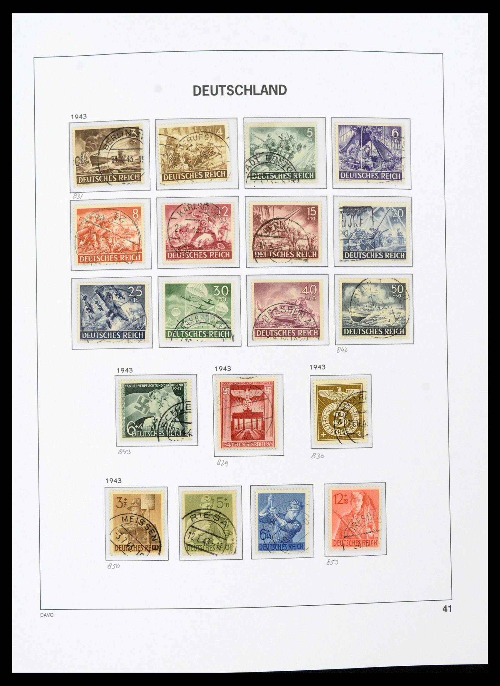 39430 0048 - Stamp collection 39430 German Reich 1872-1945.