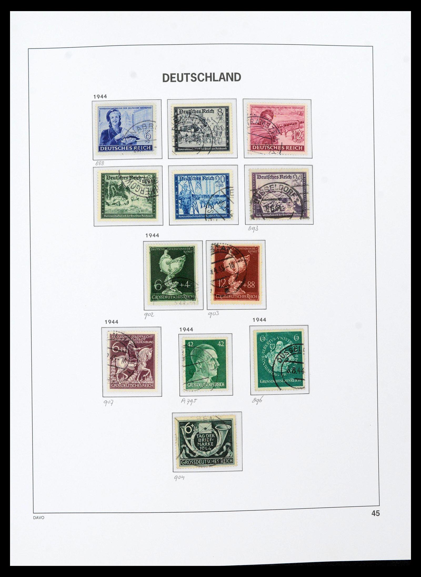 39430 0052 - Stamp collection 39430 German Reich 1872-1945.