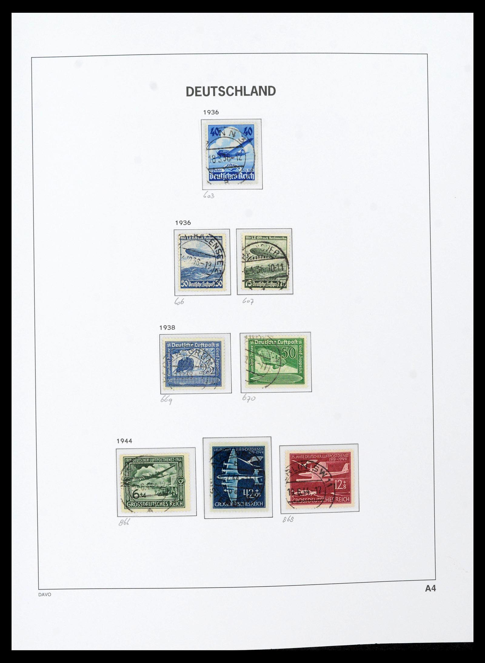 39430 0058 - Stamp collection 39430 German Reich 1872-1945.