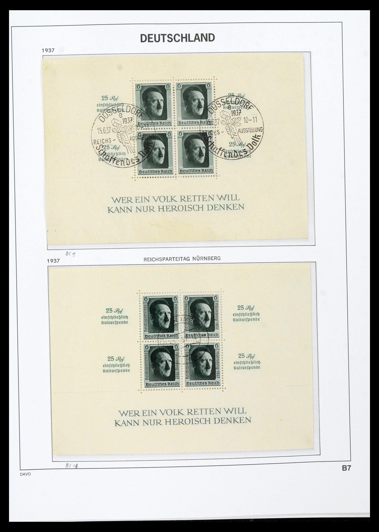 39430 0065 - Stamp collection 39430 German Reich 1872-1945.