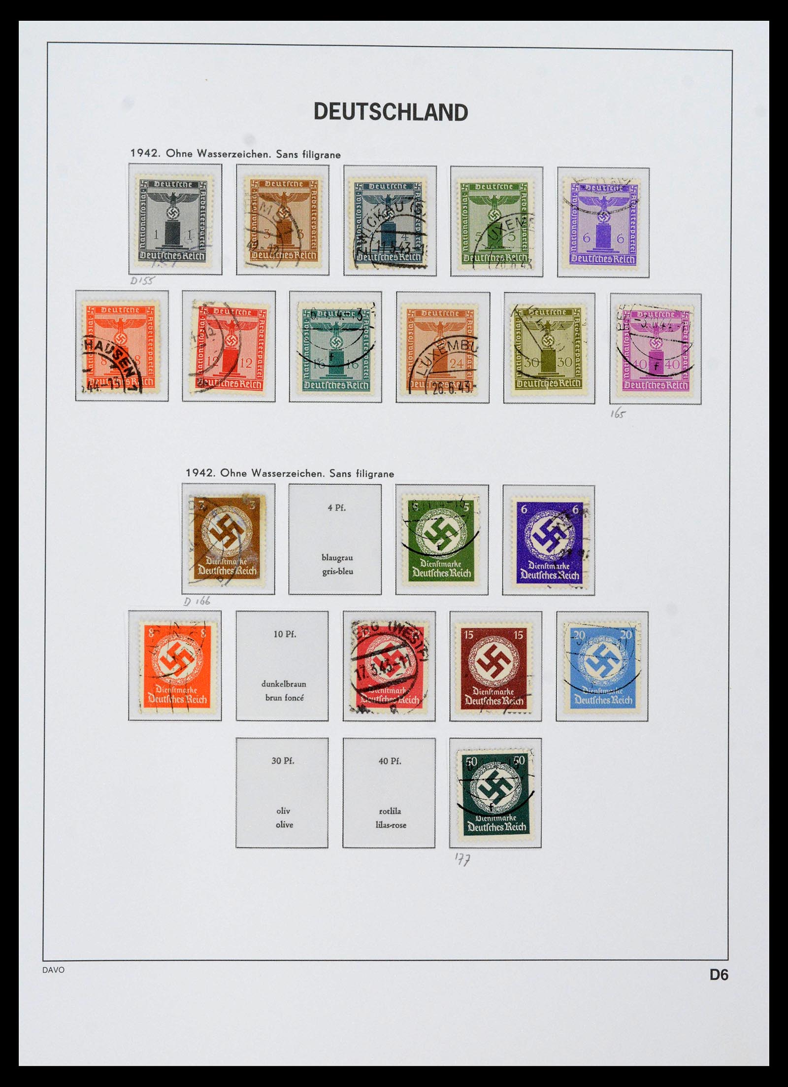 39430 0073 - Stamp collection 39430 German Reich 1872-1945.