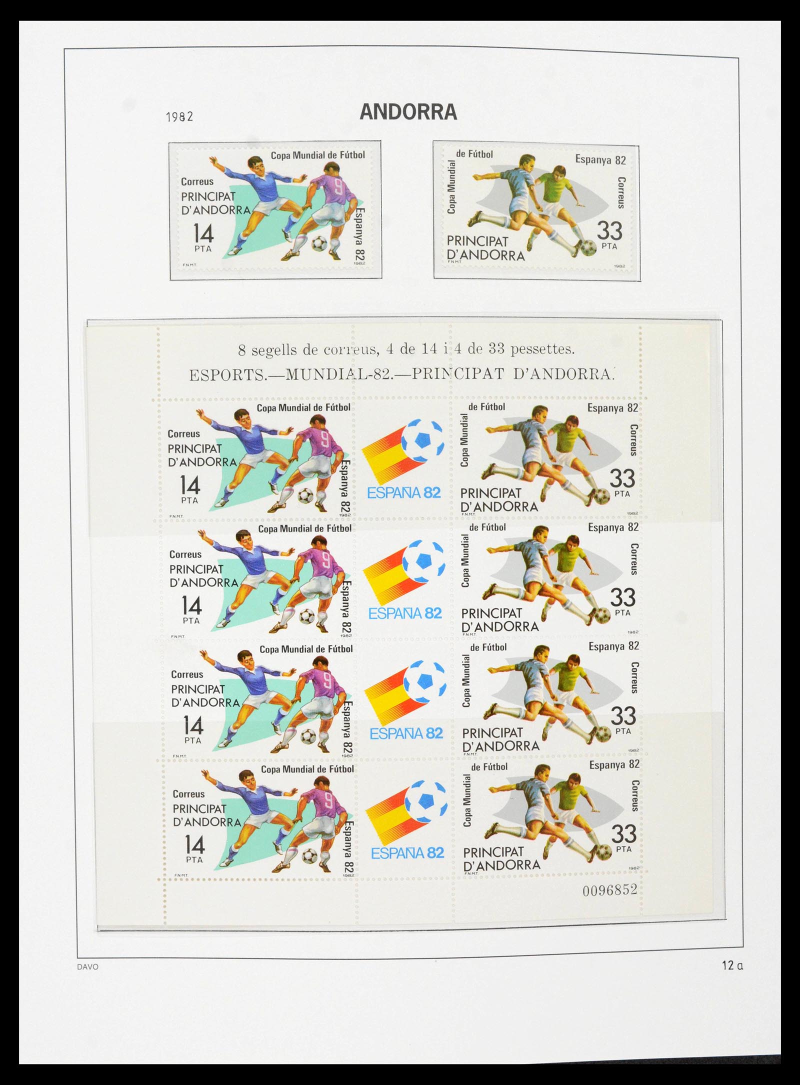 39432 0016 - Postzegelverzameling 39432 Spaans Andorra 1928-2014.
