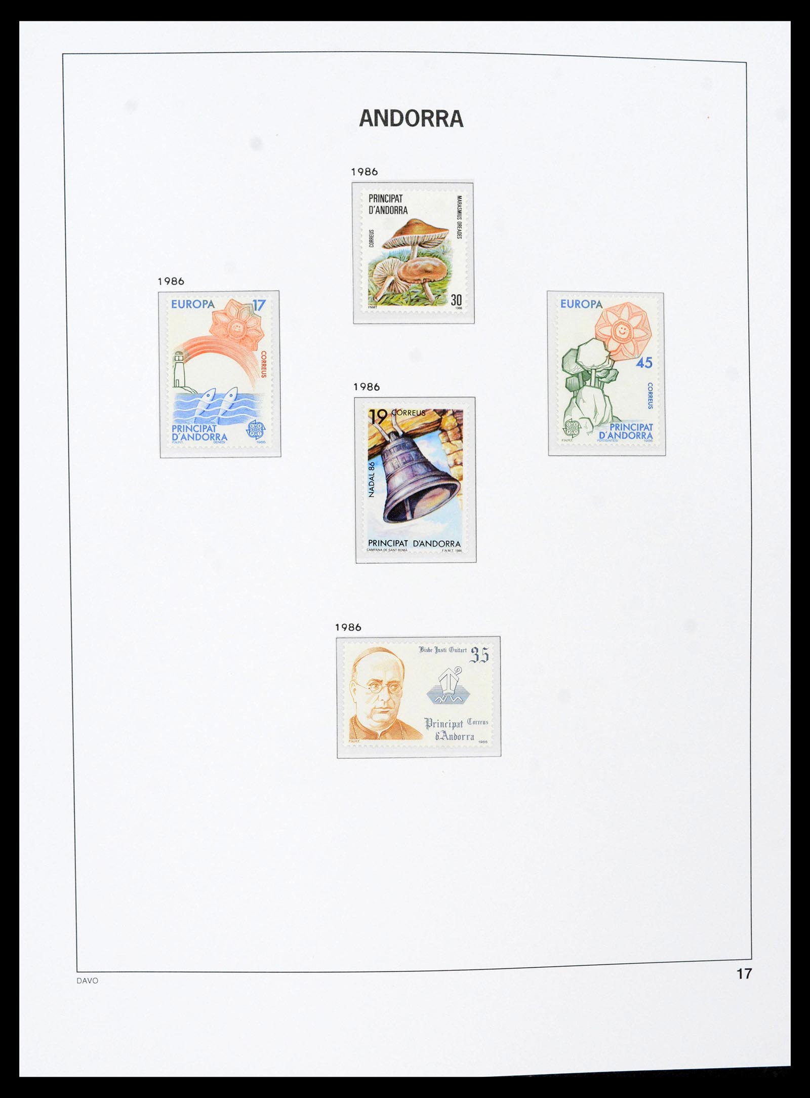 39432 0022 - Postzegelverzameling 39432 Spaans Andorra 1928-2014.