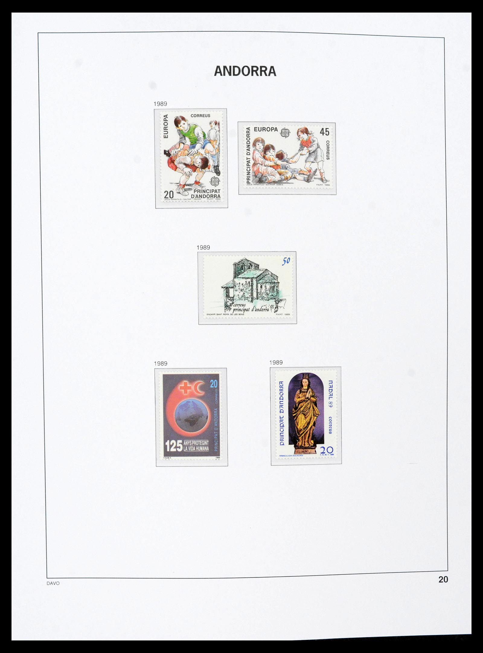 39432 0025 - Postzegelverzameling 39432 Spaans Andorra 1928-2014.