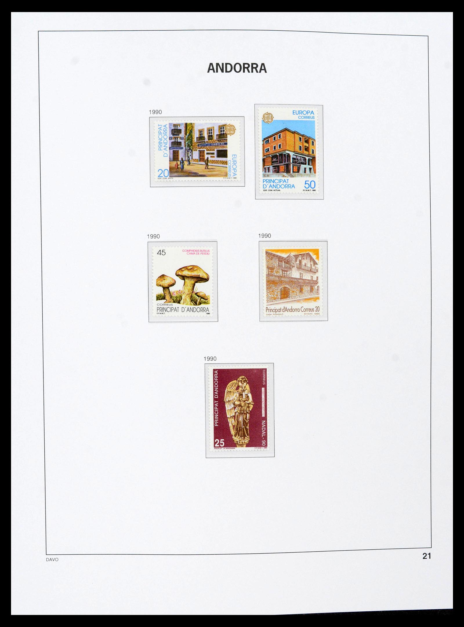 39432 0026 - Postzegelverzameling 39432 Spaans Andorra 1928-2014.