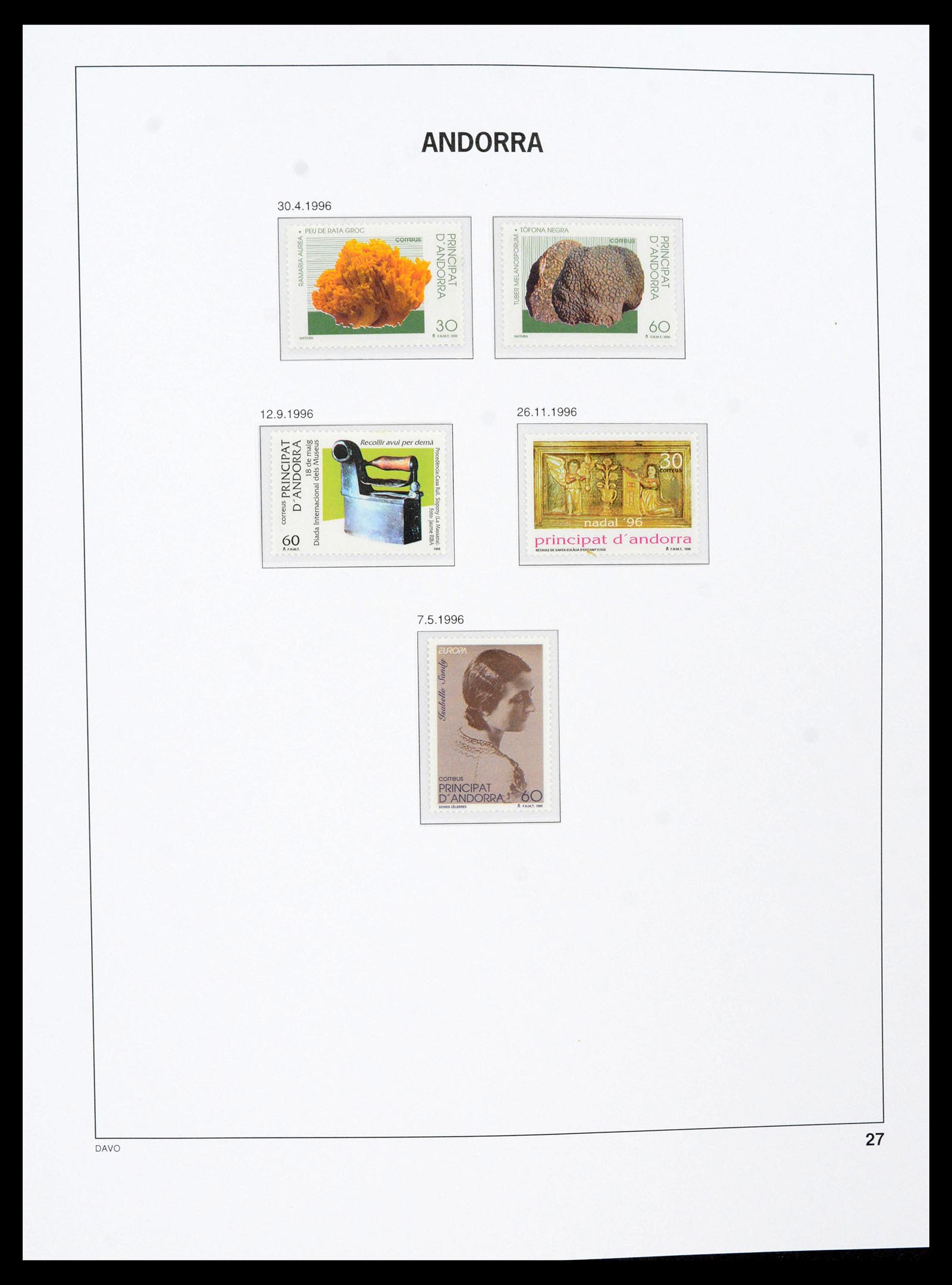 39432 0032 - Postzegelverzameling 39432 Spaans Andorra 1928-2014.