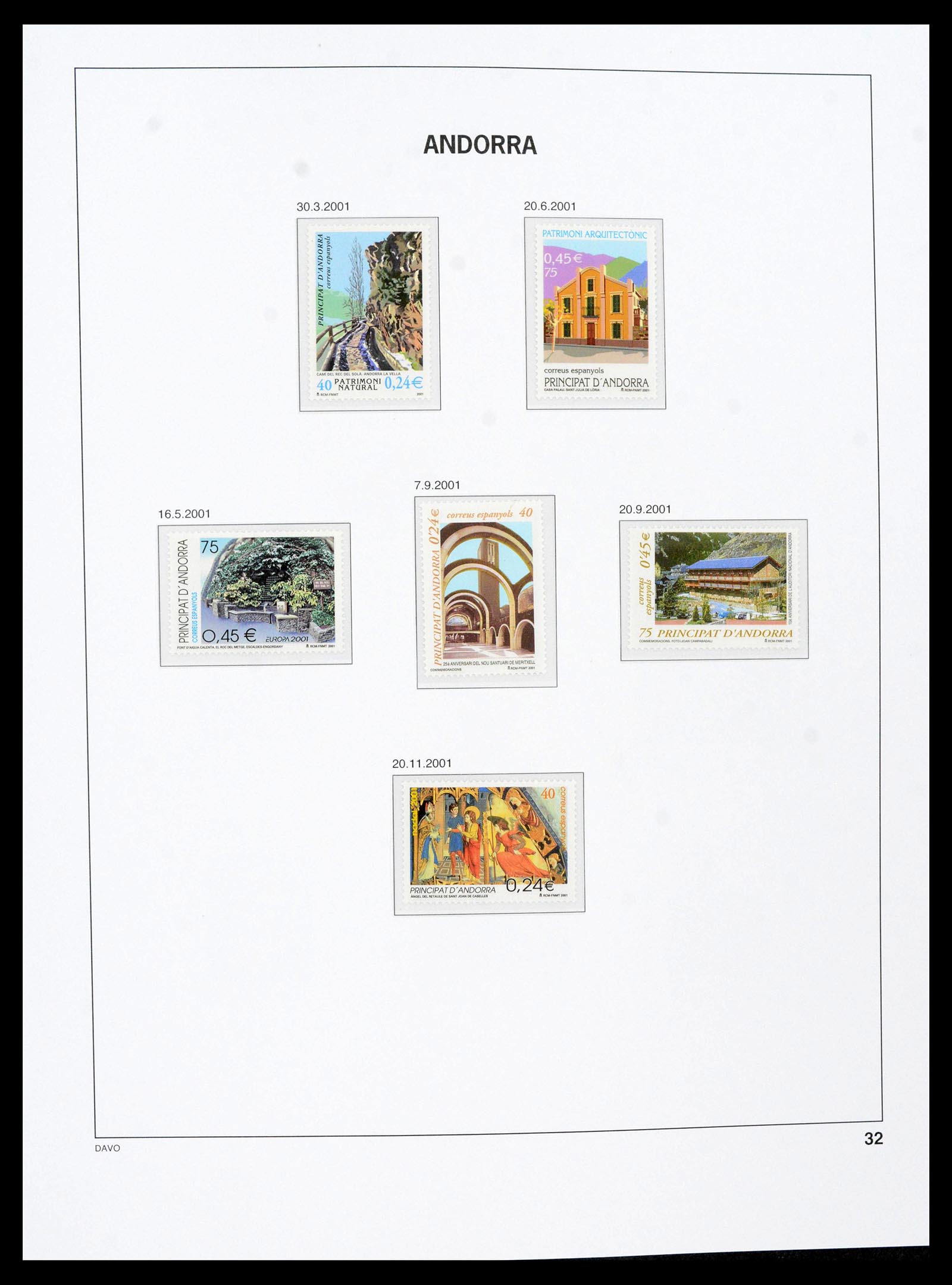 39432 0037 - Postzegelverzameling 39432 Spaans Andorra 1928-2014.