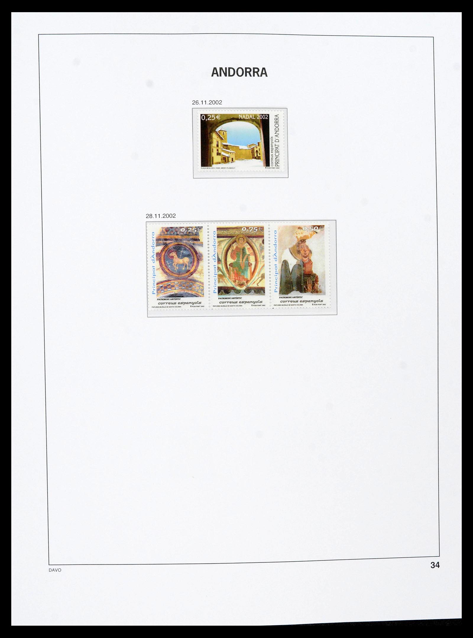 39432 0039 - Postzegelverzameling 39432 Spaans Andorra 1928-2014.
