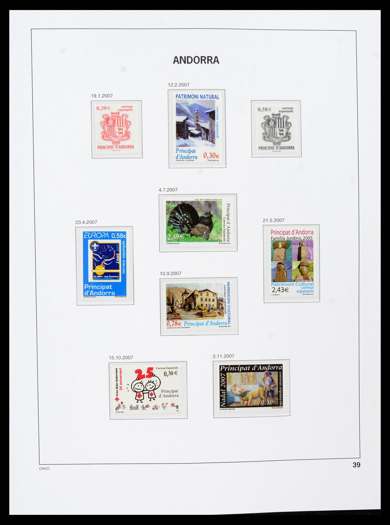 39432 0044 - Stamp collection 39432 Spanish Andorra 1928-2014.