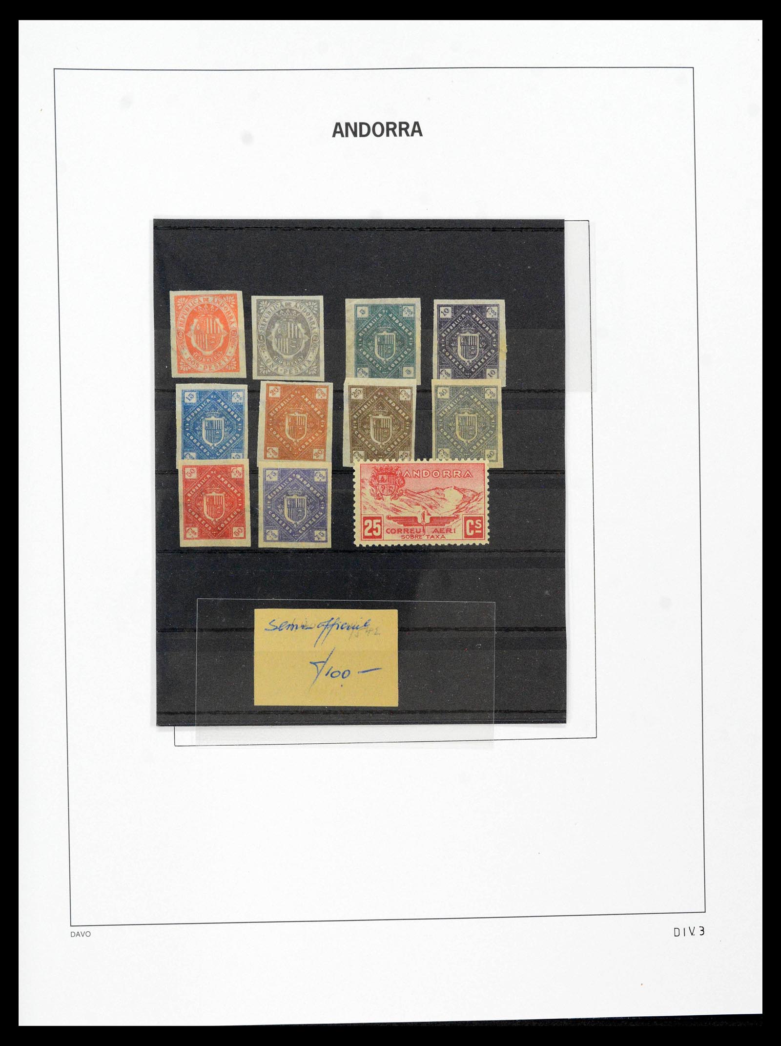 39432 0065 - Postzegelverzameling 39432 Spaans Andorra 1928-2014.