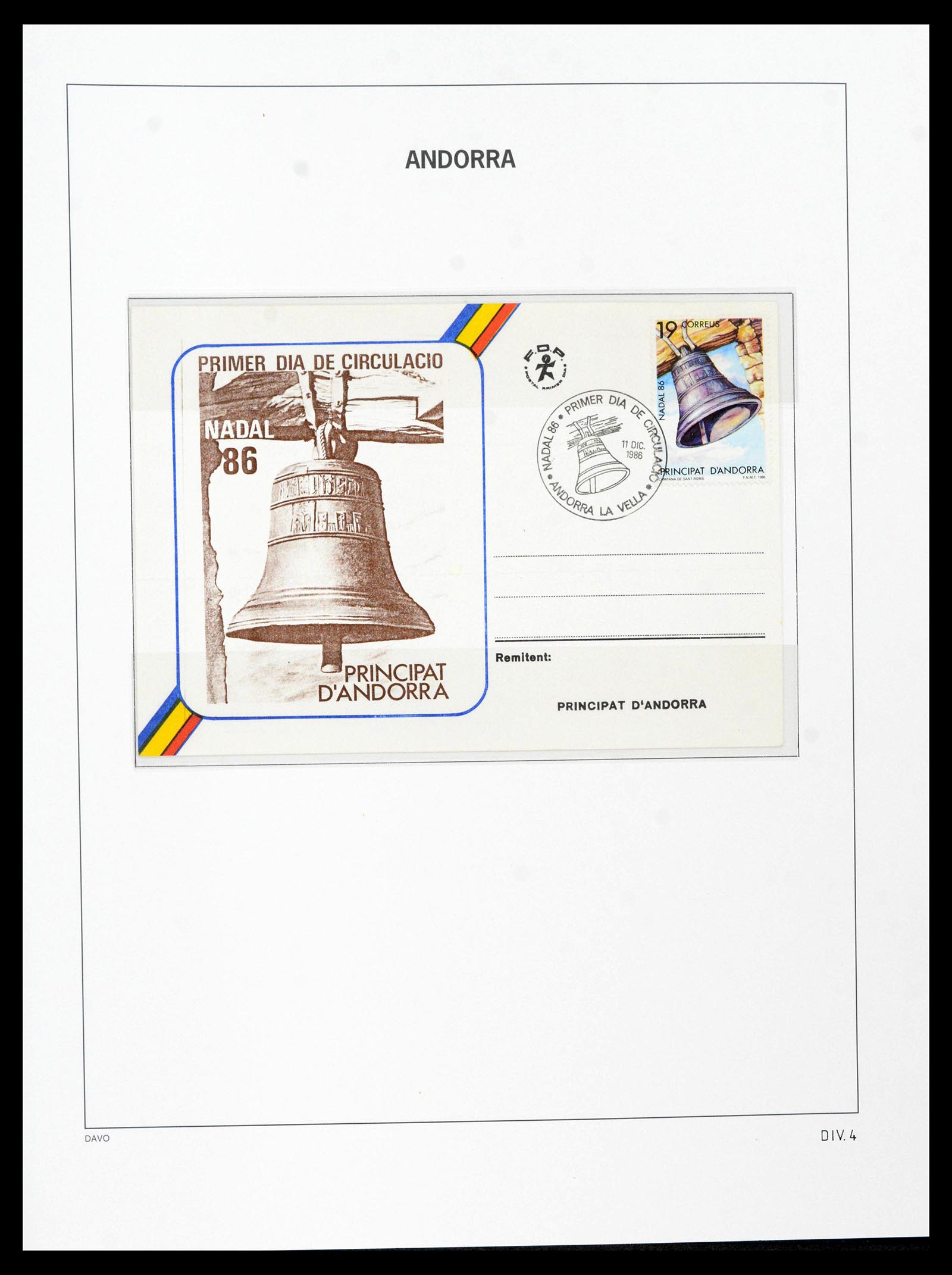 39432 0066 - Postzegelverzameling 39432 Spaans Andorra 1928-2014.