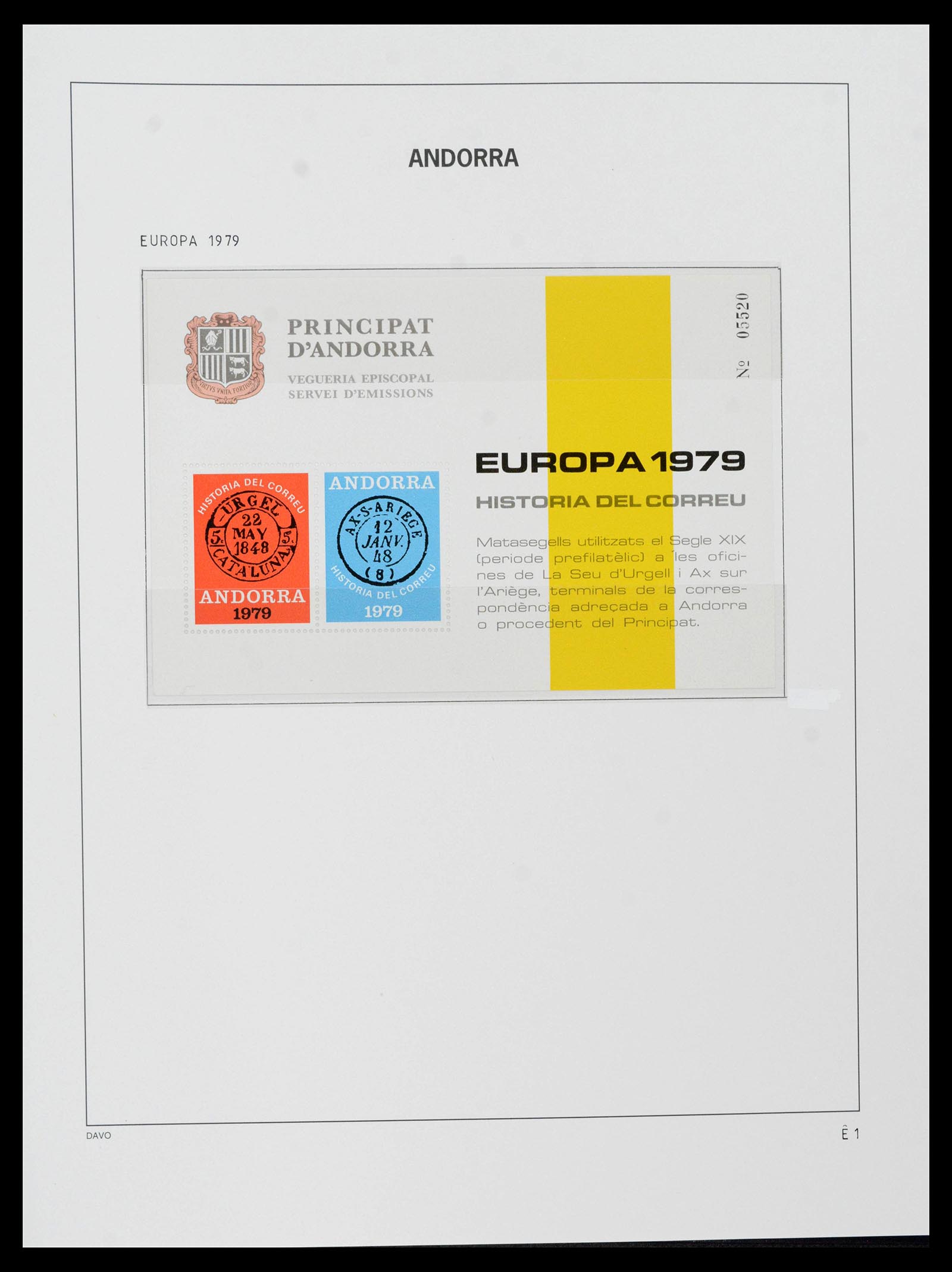 39432 0067 - Postzegelverzameling 39432 Spaans Andorra 1928-2014.